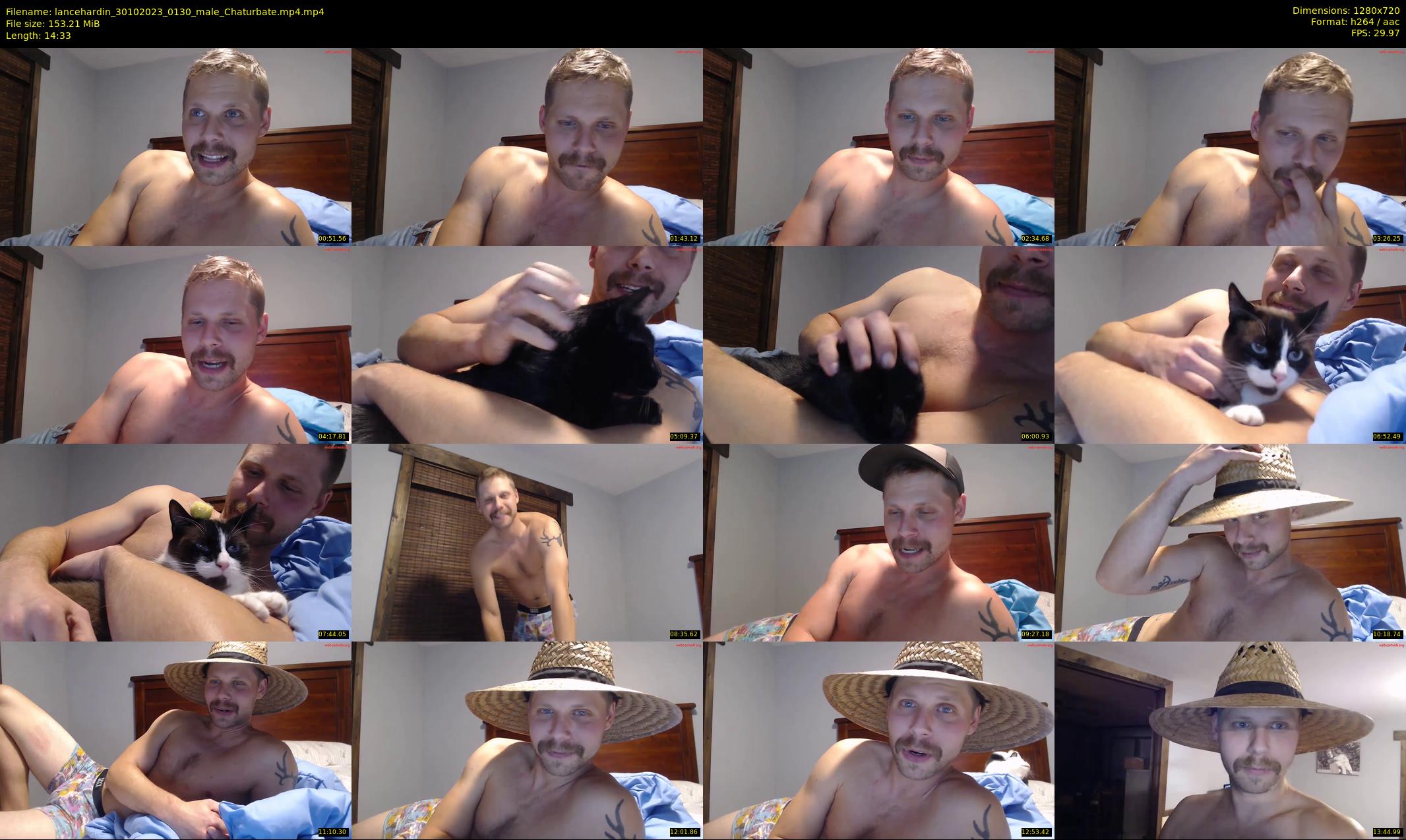 lancehardin — 15 minute Chaturbate male cam show recording, 720p, Oct 30, 2023