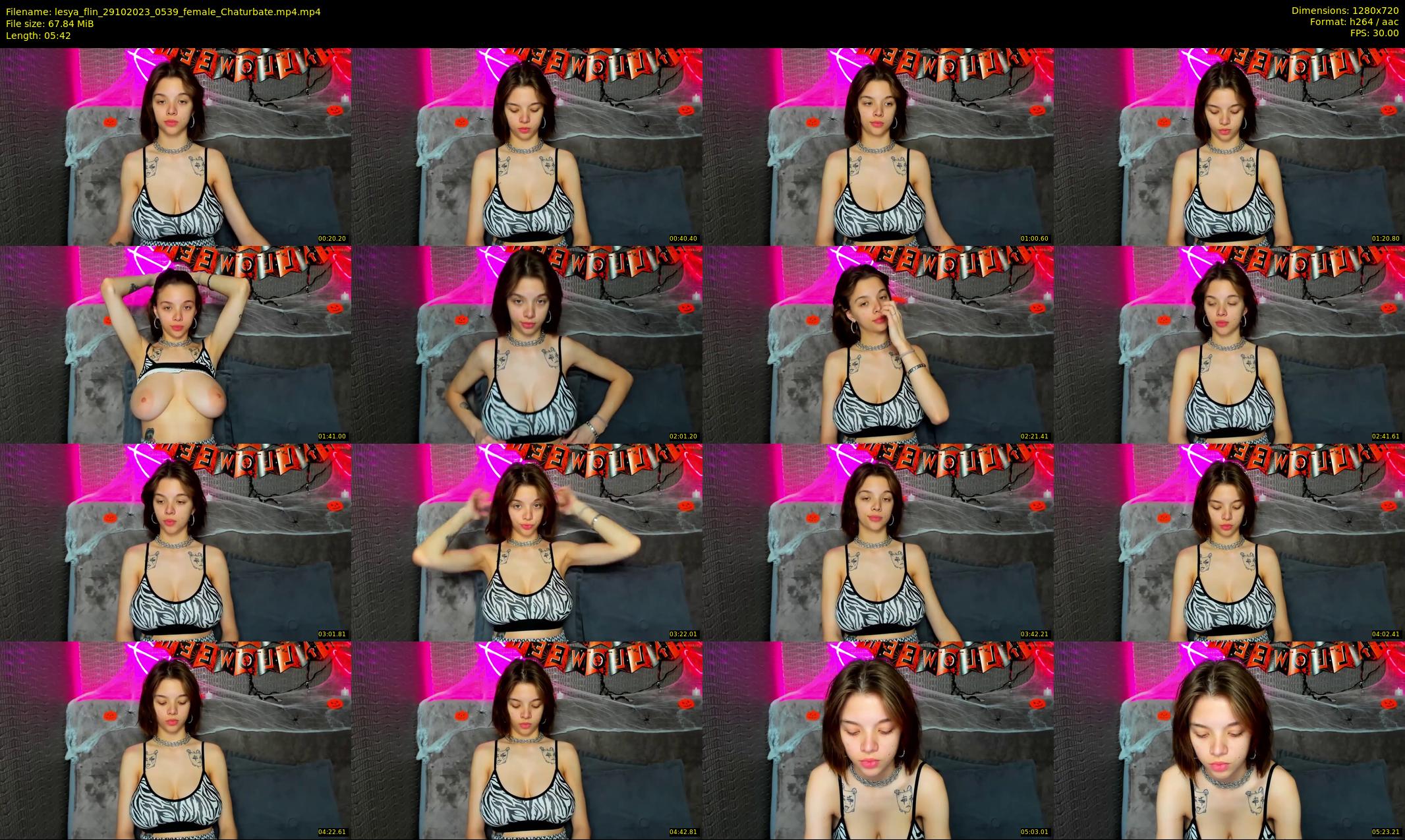 lesya_flin — 6 minute Chaturbate female cam show recording, 720p, Oct 29, 2023