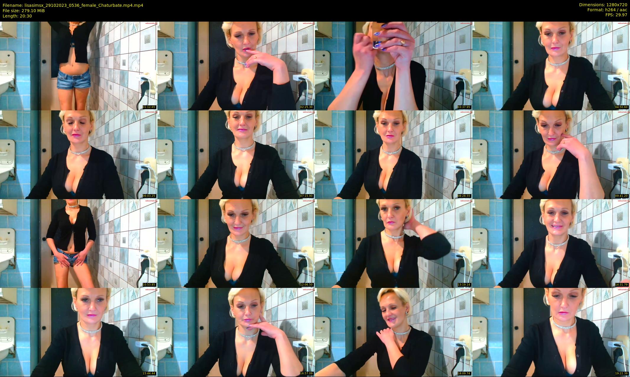 lisasimsx — 21 minute Chaturbate female cam show recording, 720p, Oct 29, 2023