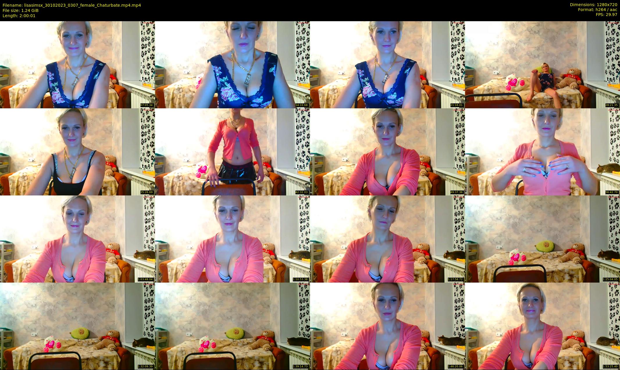 lisasimsx — 121 minute Chaturbate female cam show recording, 720p, Oct 30, 2023
