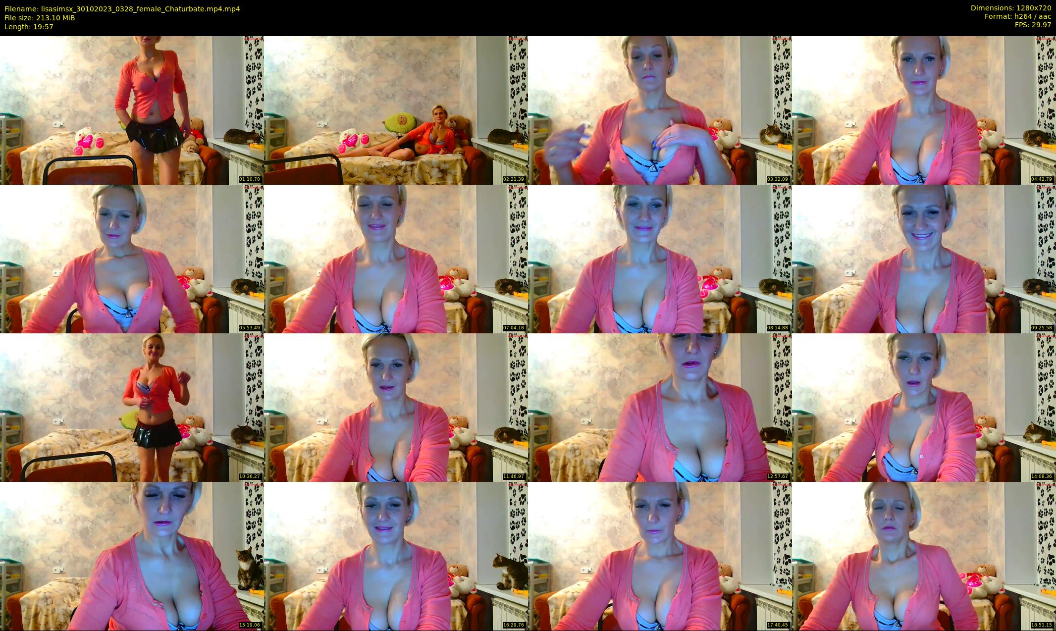 lisasimsx — 20 minute Chaturbate female cam show recording, 720p, Oct 30, 2023