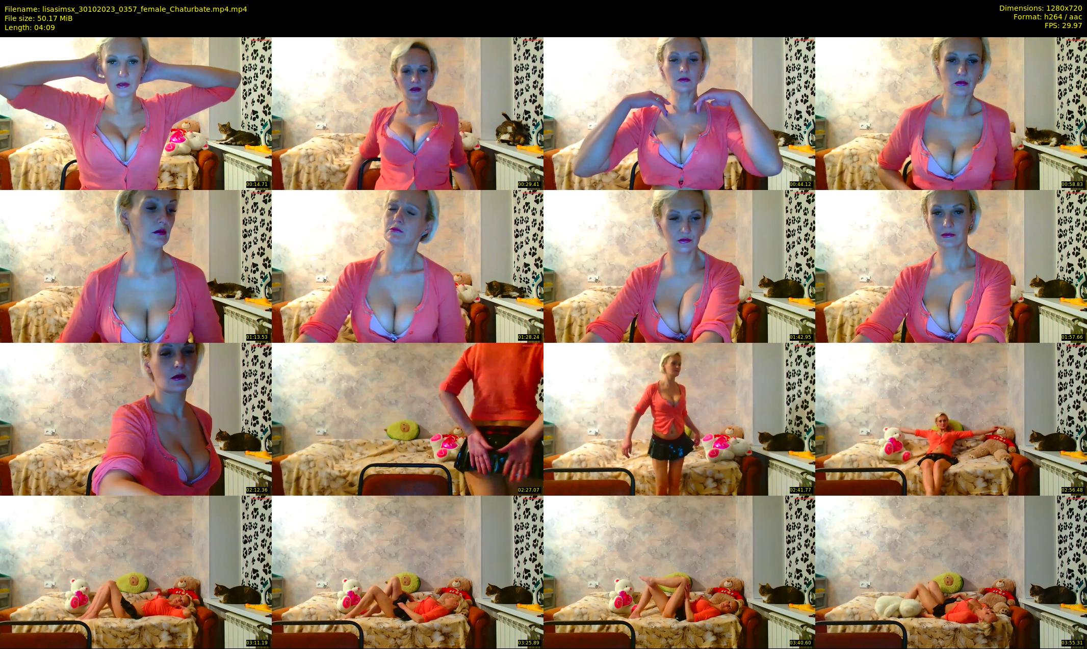 lisasimsx — 5 minute Chaturbate female cam show recording, 720p, Oct 30, 2023