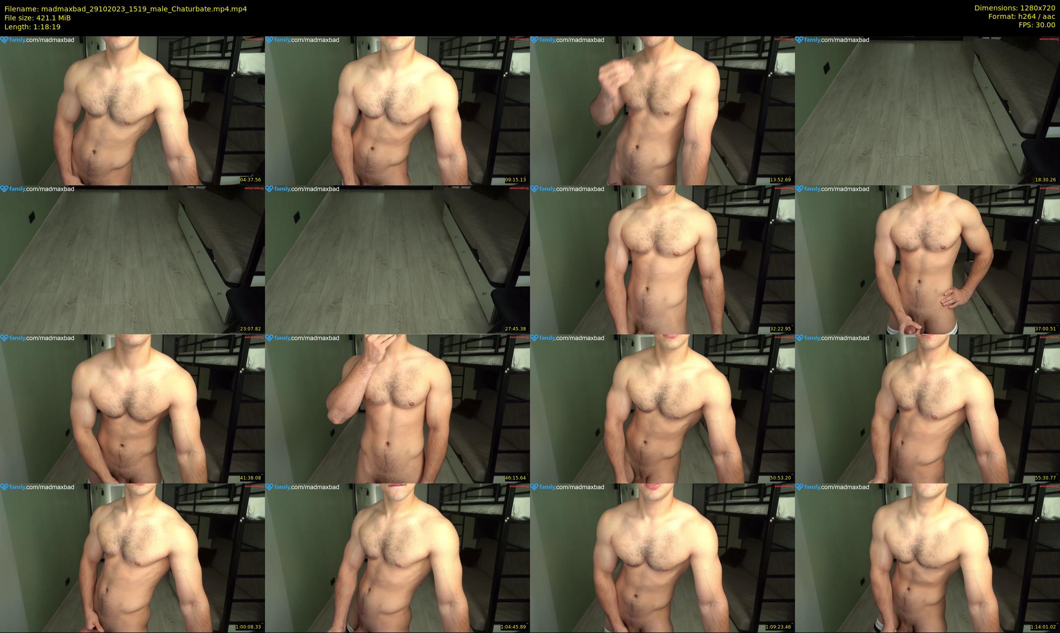 madmaxbad — 79 minute Chaturbate male cam show recording, 720p, Oct 29, 2023