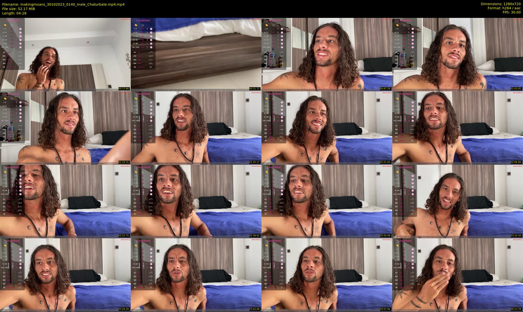 makingmoans — 5 minute Chaturbate male cam show recording, 720p, Oct 30, 2023