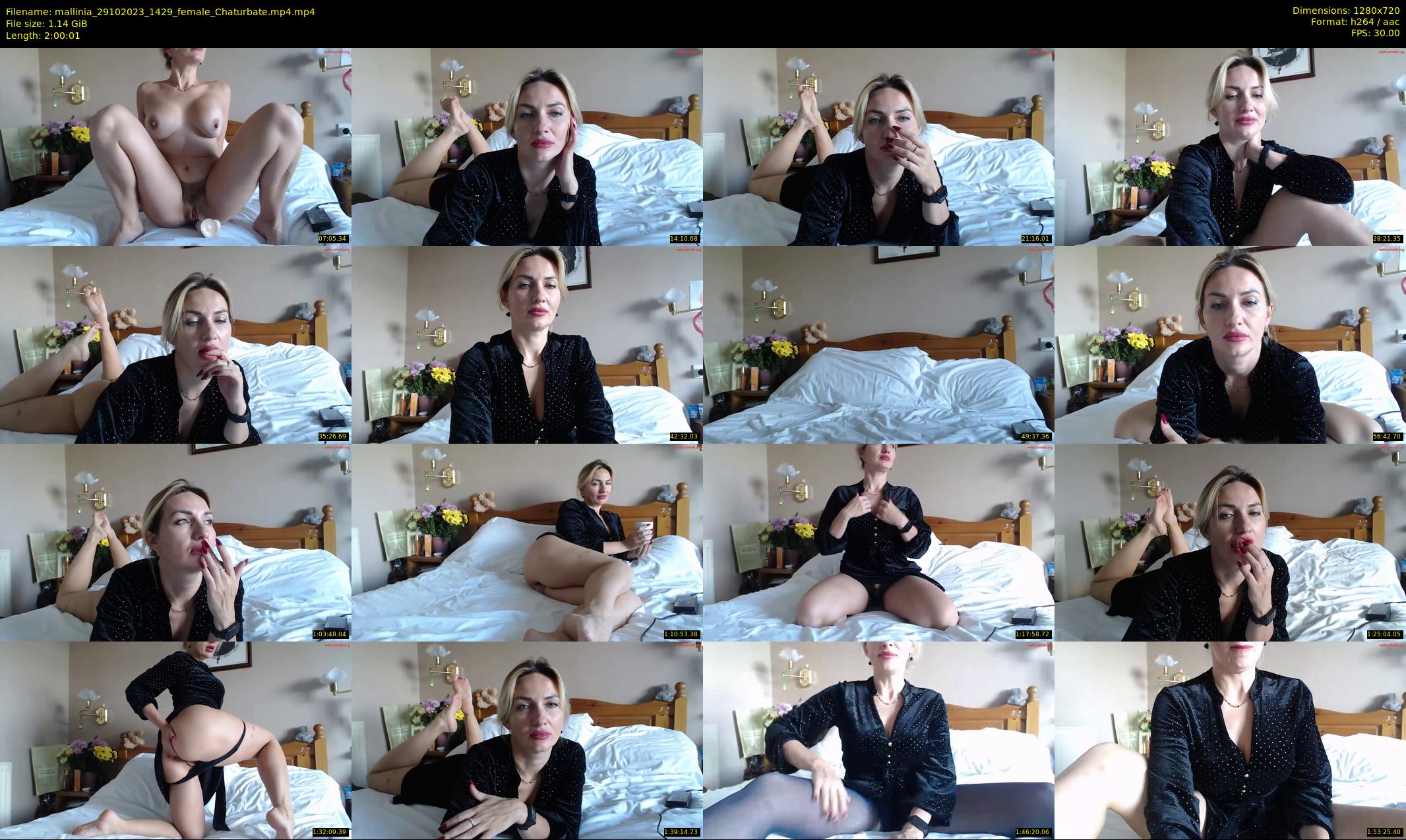 mallinia — 121 minute Chaturbate female cam show recording, 720p, Oct 29, 2023