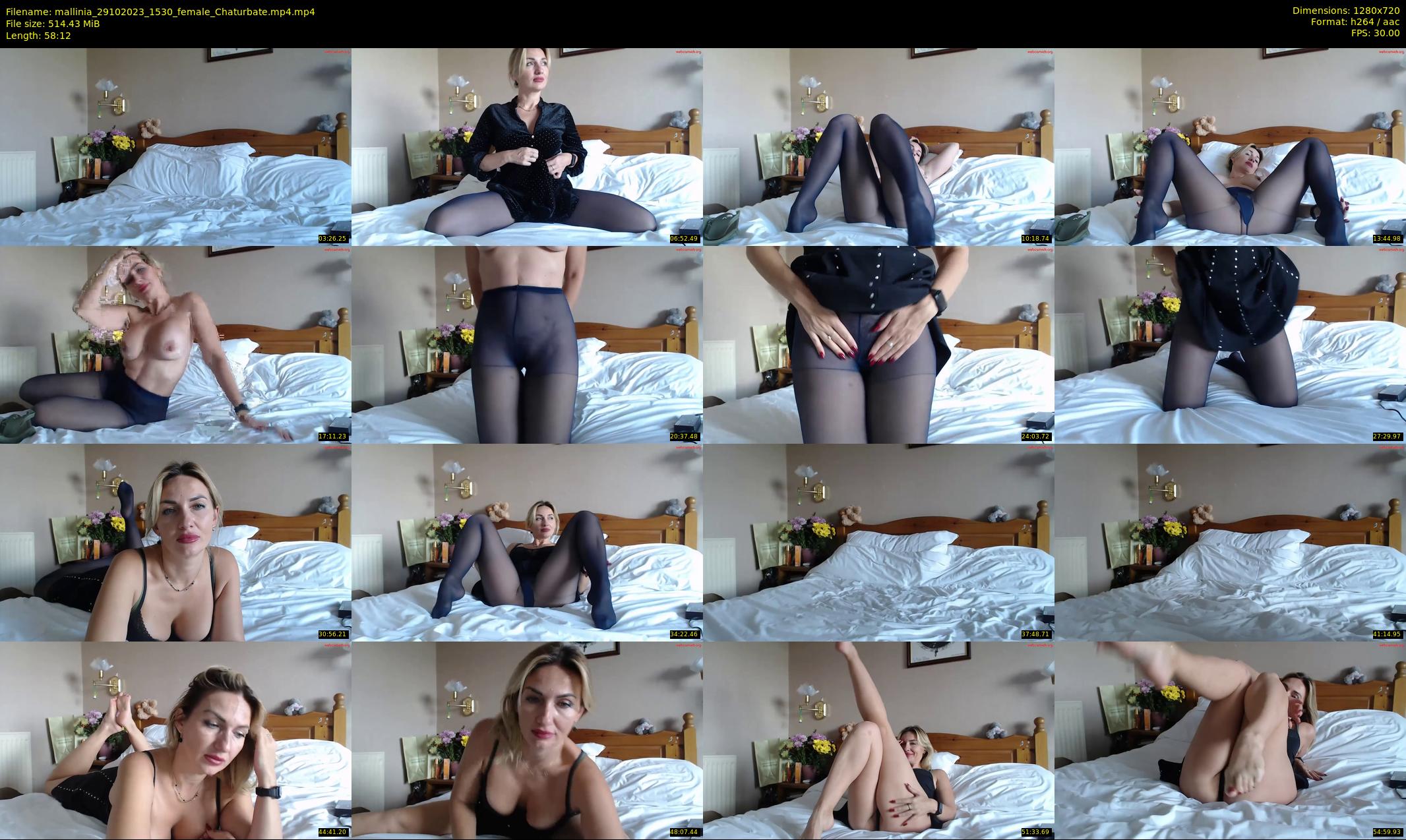 mallinia — 59 minute Chaturbate female cam show recording, 720p, Oct 29, 2023