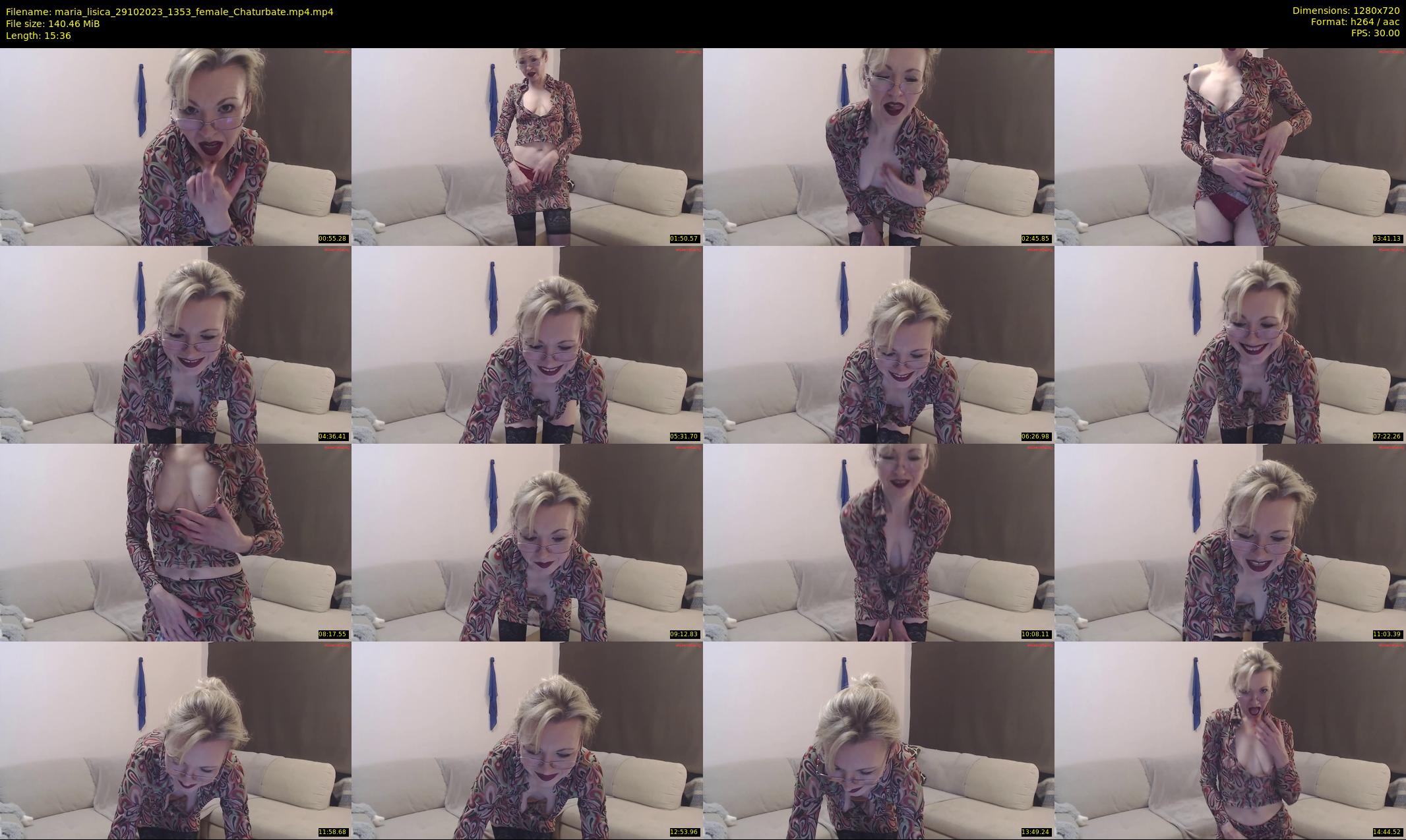 maria_lisica — 16 minute Chaturbate female cam show recording, 720p, Oct 29, 2023