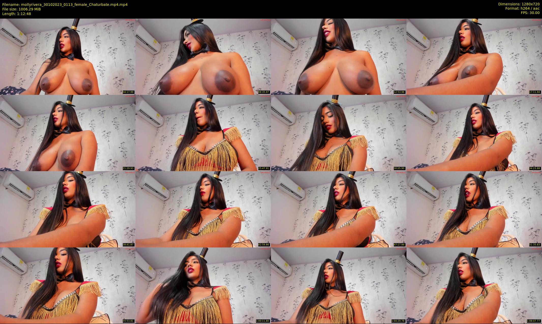 mollyrivera — 73 minute Chaturbate female cam show recording, 720p, Oct 30, 2023