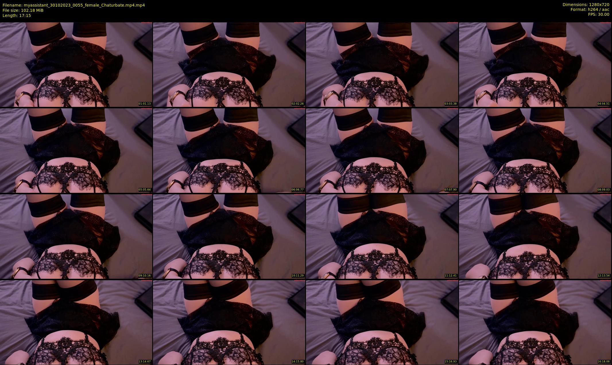 myassistant — 18 minute Chaturbate female cam show recording, 720p, Oct 30, 2023