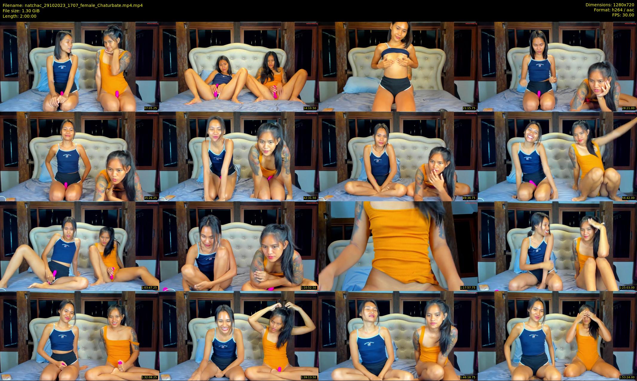 natchac — 120 minute Chaturbate female cam show recording, 720p, Oct 29, 2023