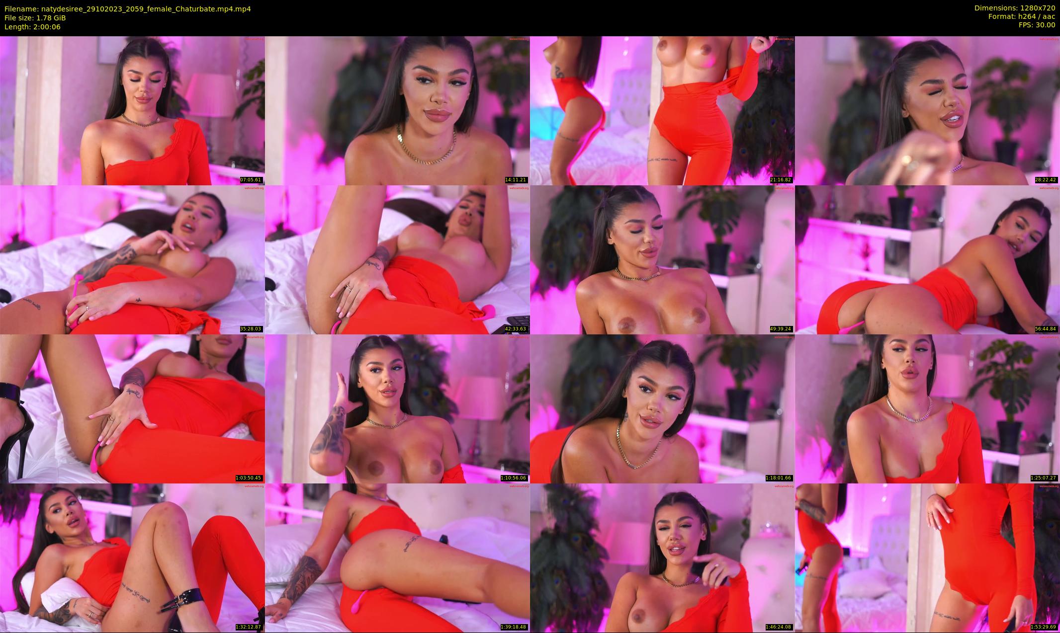 natydesiree — 121 minute Chaturbate female cam show recording, 720p, Oct 29, 2023