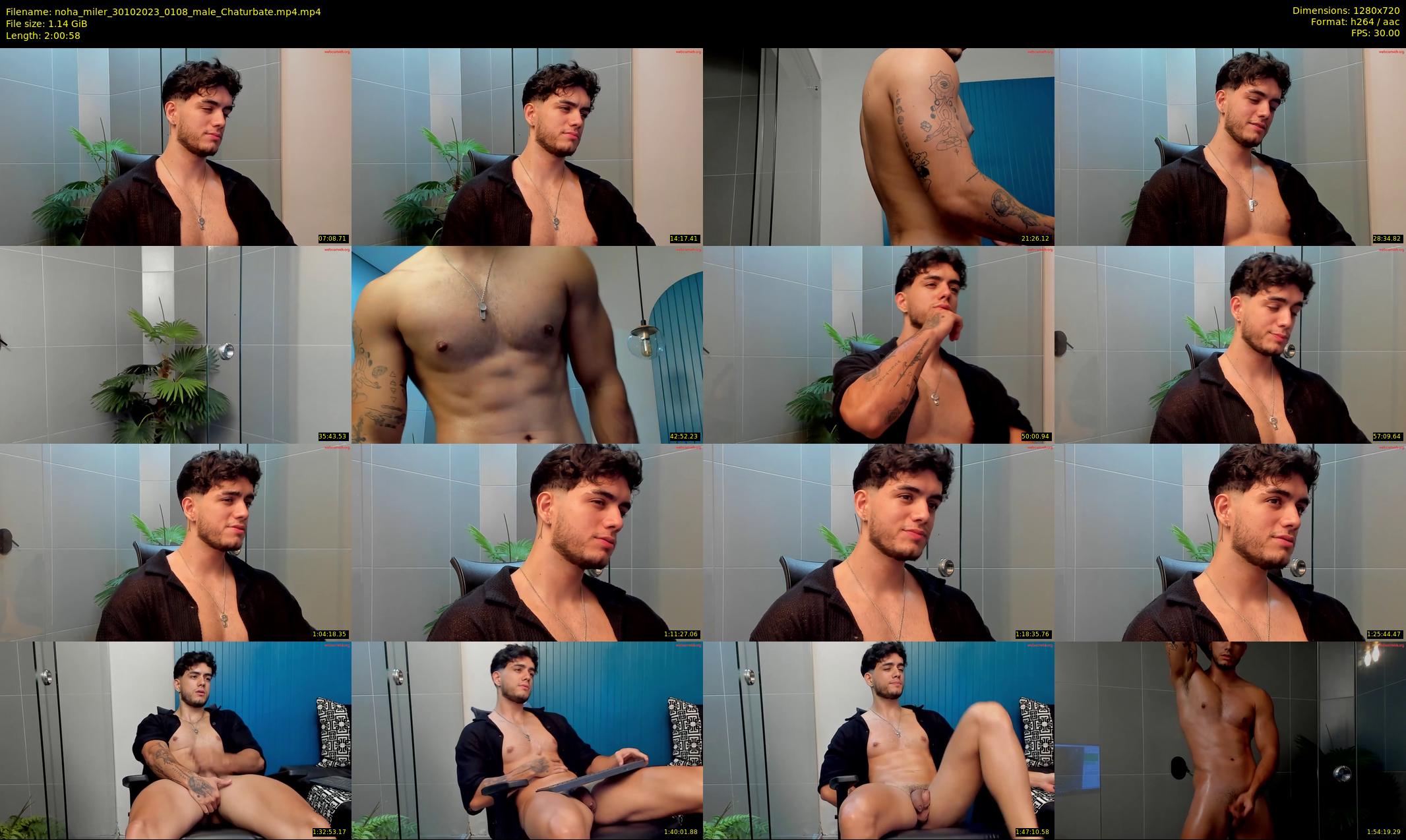 noha_miler — 121 minute Chaturbate male cam show recording, 720p, Oct 30, 2023
