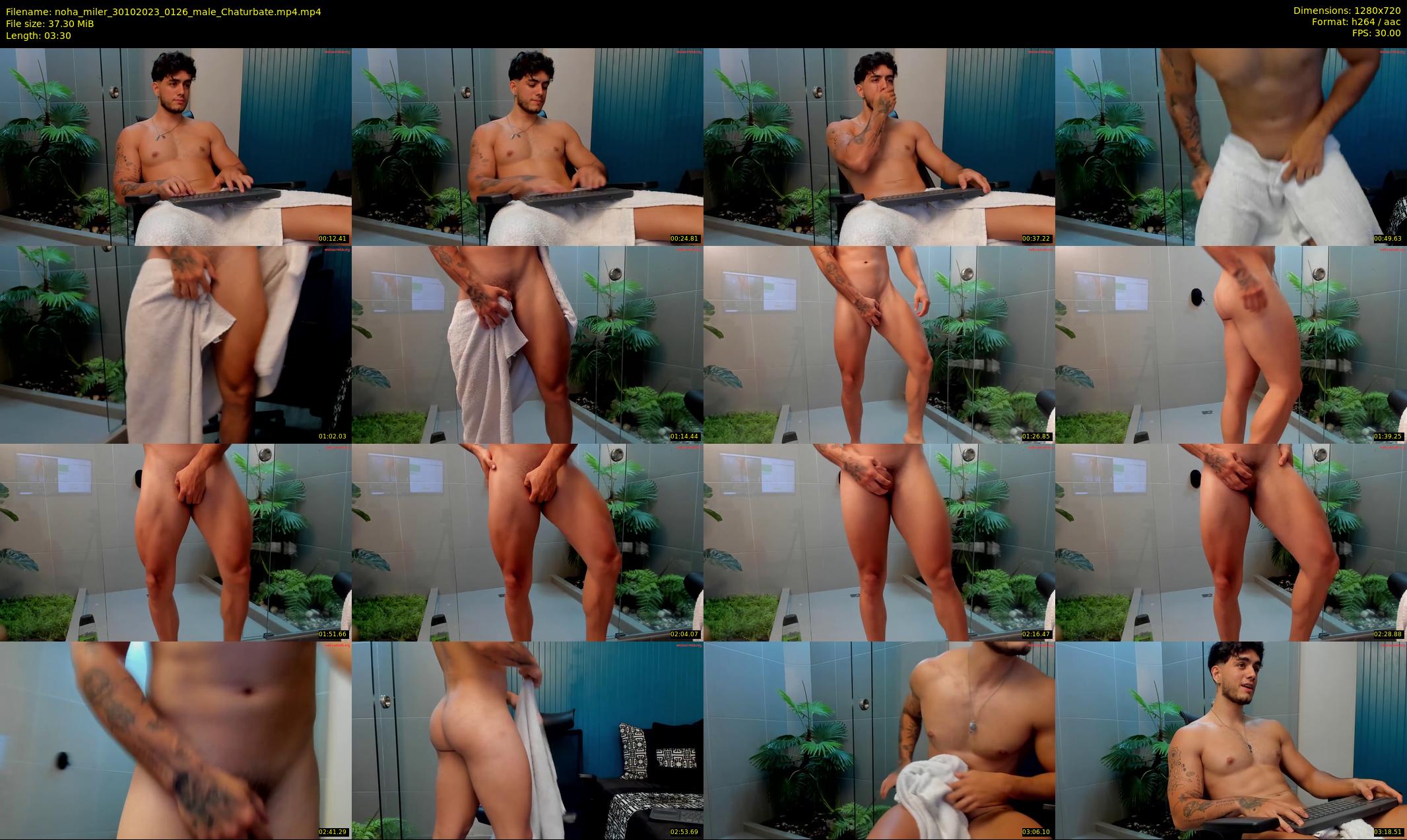 noha_miler — 4 minute Chaturbate male cam show recording, 720p, Oct 30, 2023