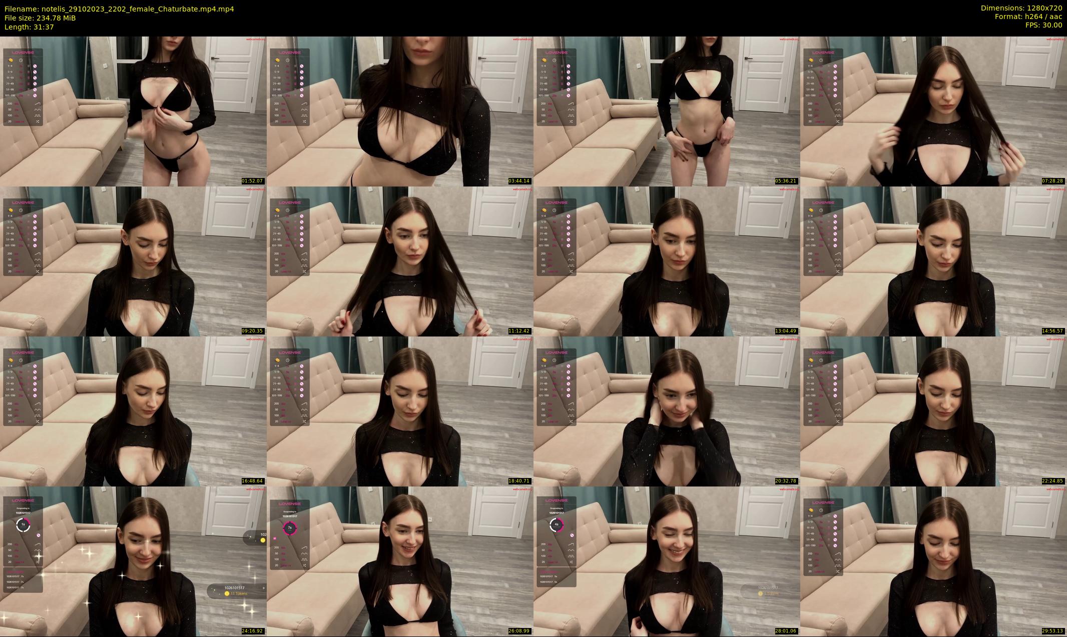 notelis — 32 minute Chaturbate female cam show recording, 720p, Oct 29, 2023