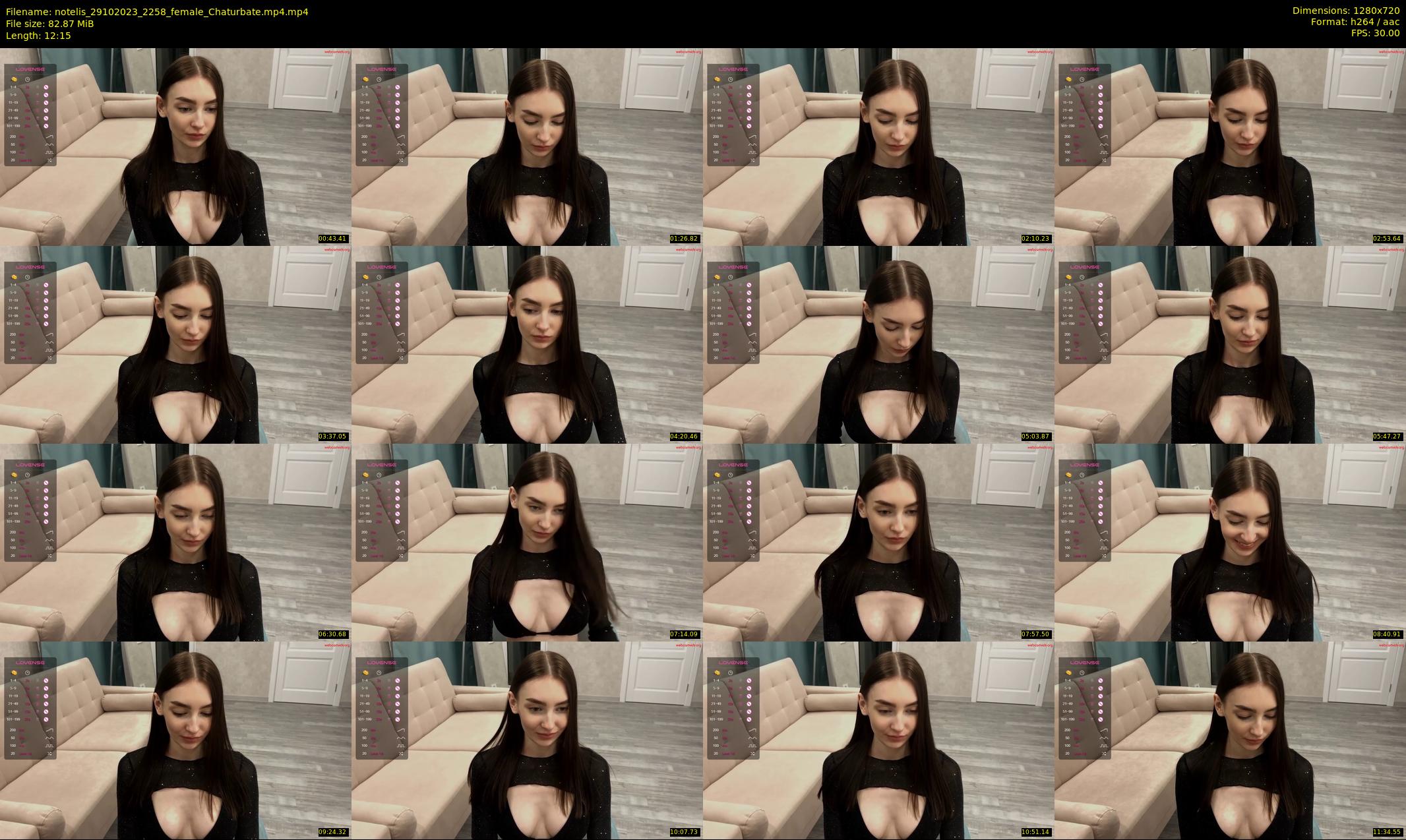 notelis — 13 minute Chaturbate female cam show recording, 720p, Oct 29, 2023