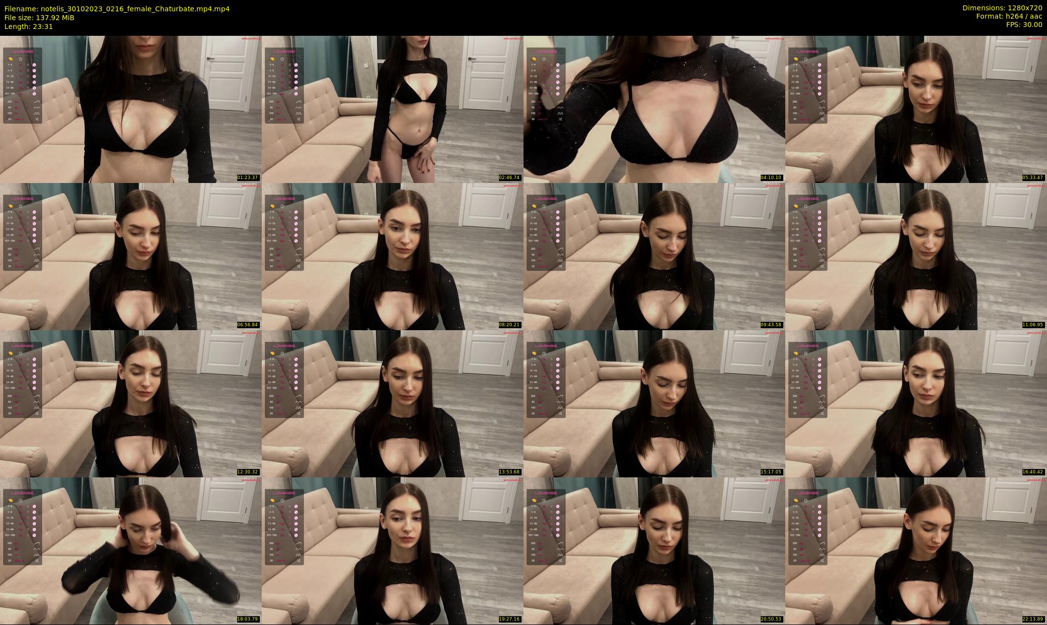 notelis — 24 minute Chaturbate female cam show recording, 720p, Oct 30, 2023