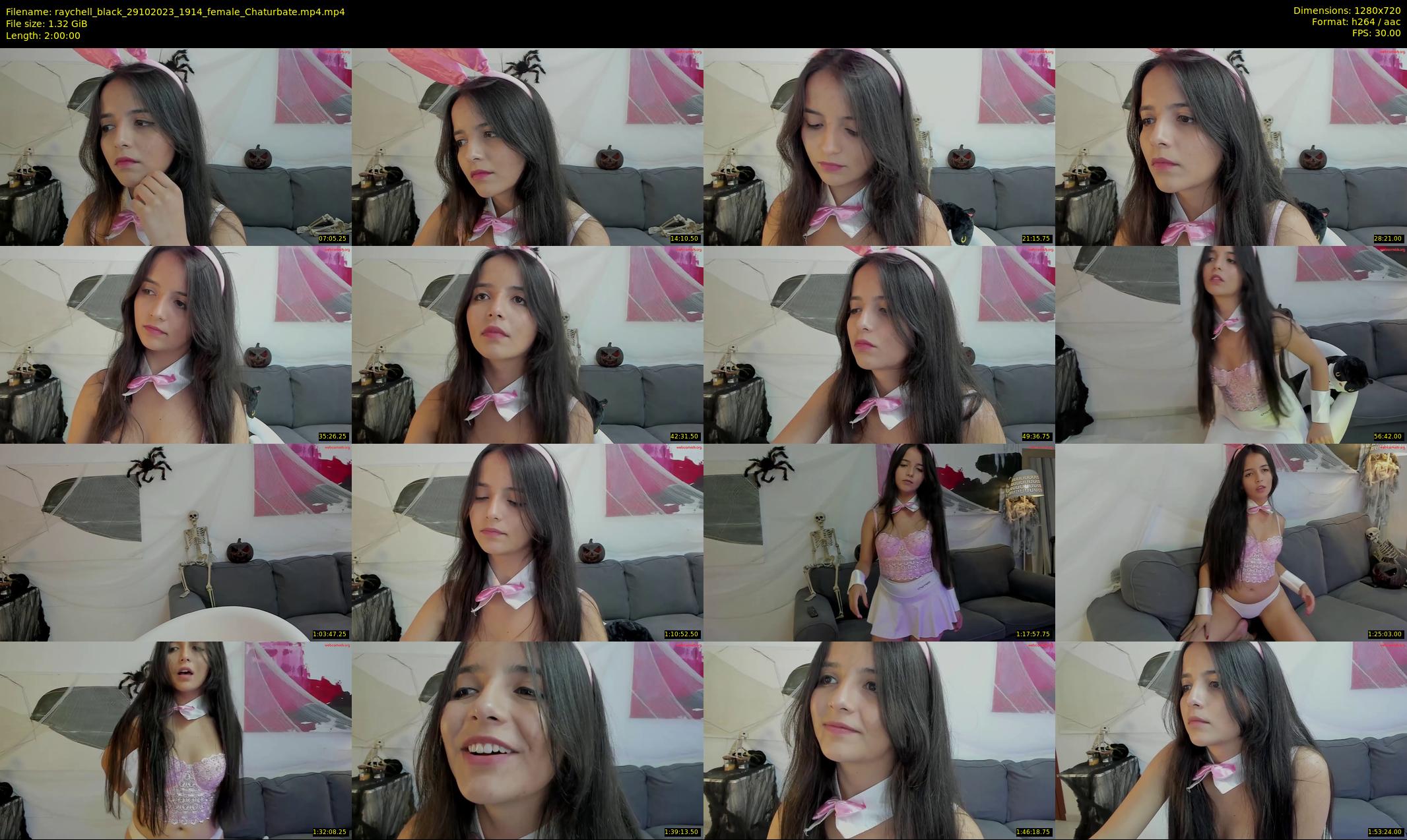 raychell_black — 120 minute Chaturbate female cam show recording, 720p, Oct 29, 2023