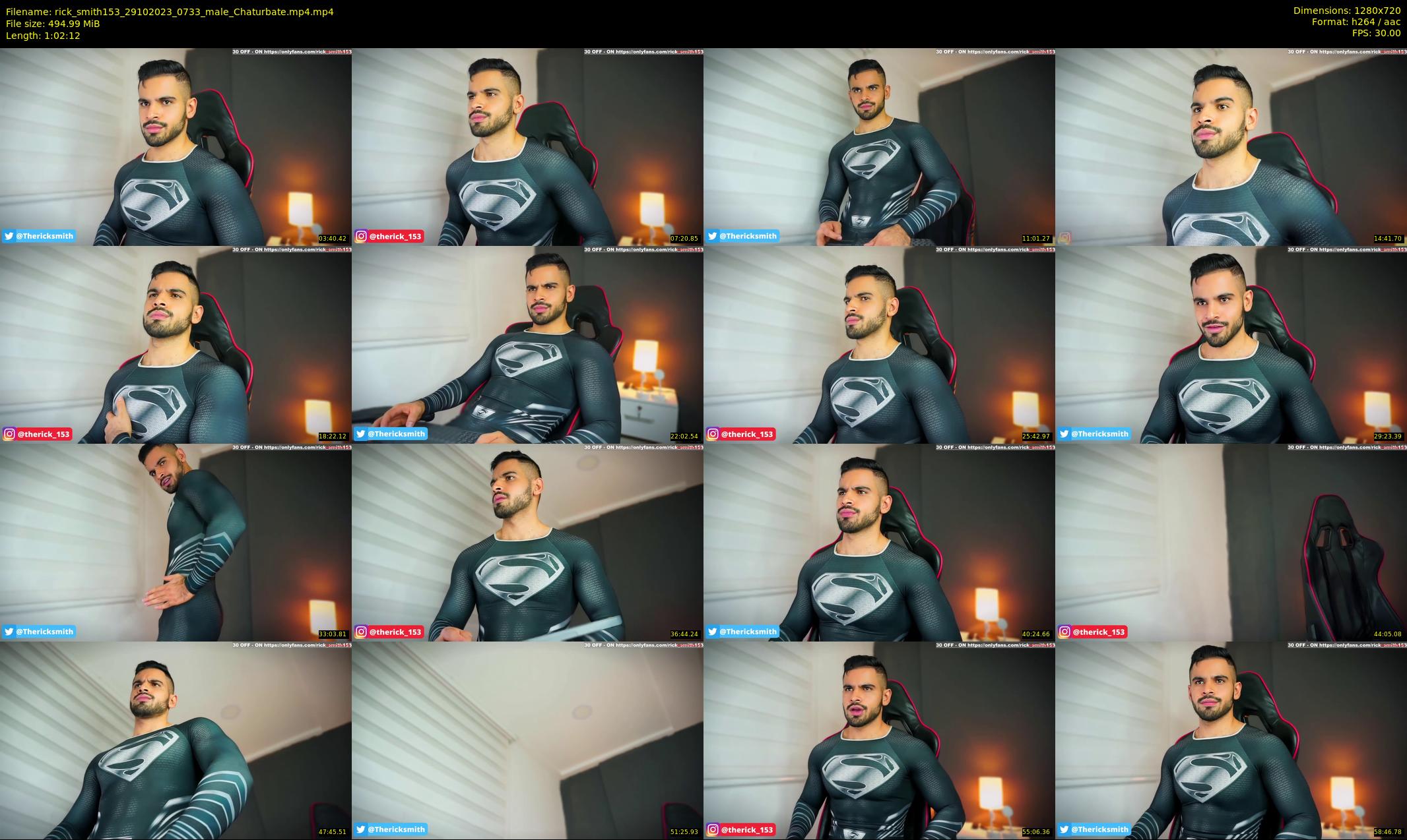 rick_smith153 — 63 minute Chaturbate male cam show recording, 720p, Oct 29, 2023