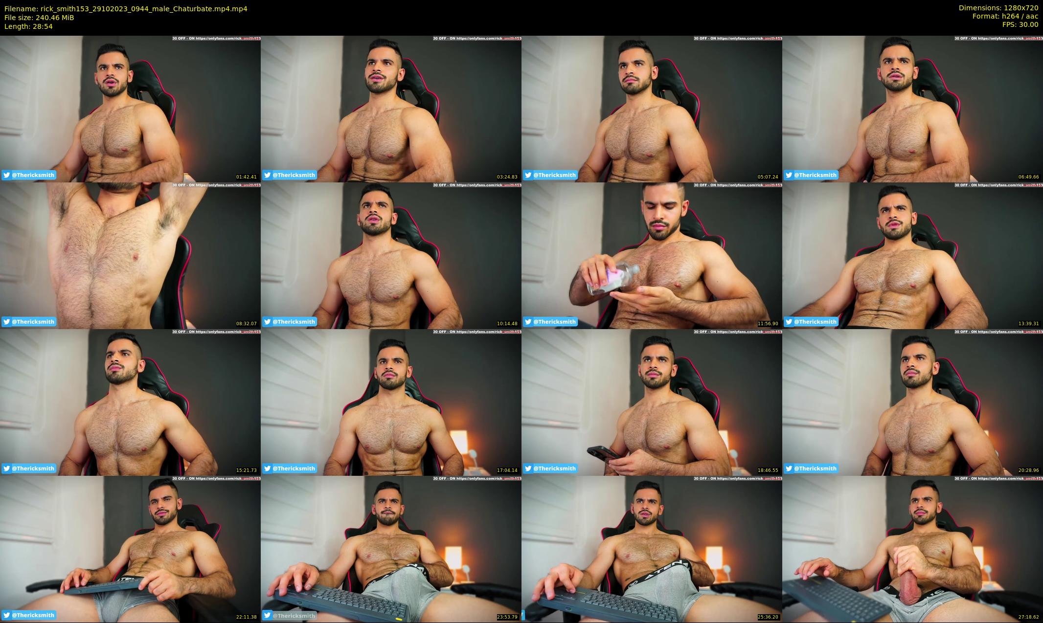 rick_smith153 — 29 minute Chaturbate male cam show recording, 720p, Oct 29, 2023