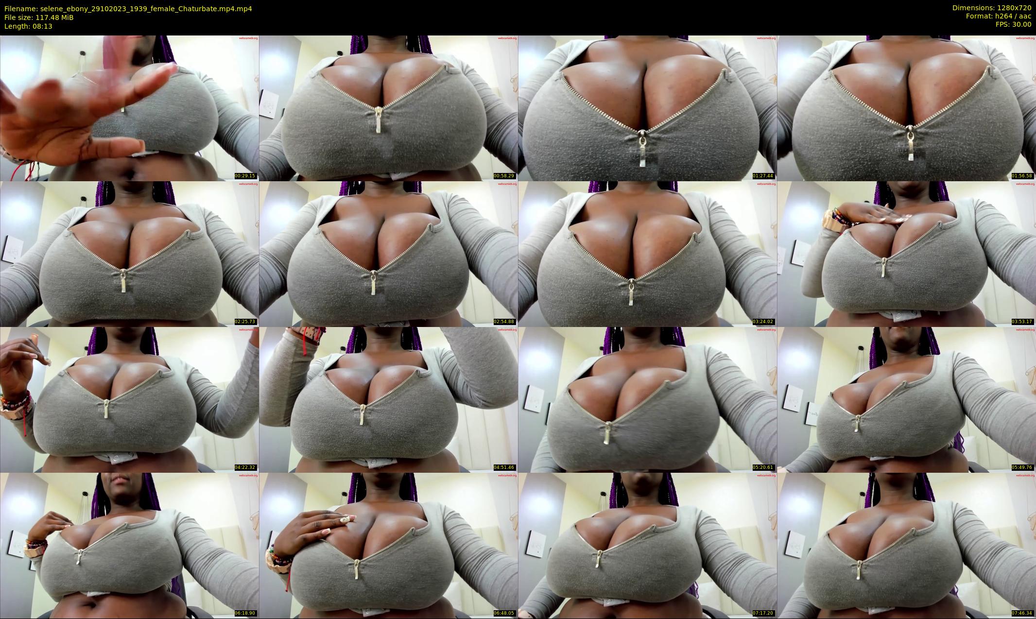 selene_ebony — 9 minute Chaturbate female cam show recording, 720p, Oct 29, 2023