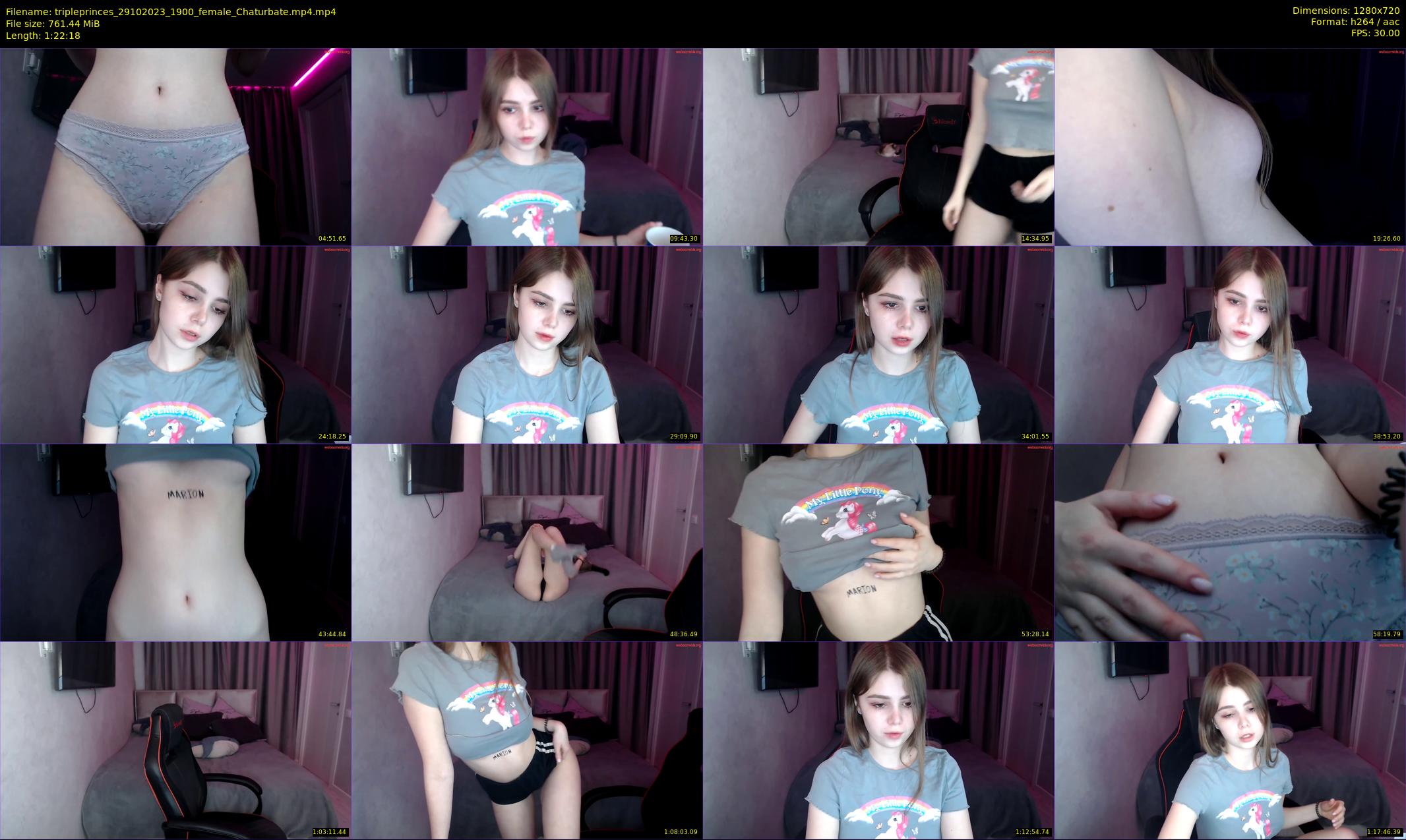 tripleprinces — 83 minute Chaturbate female cam show recording, 720p, Oct 29, 2023