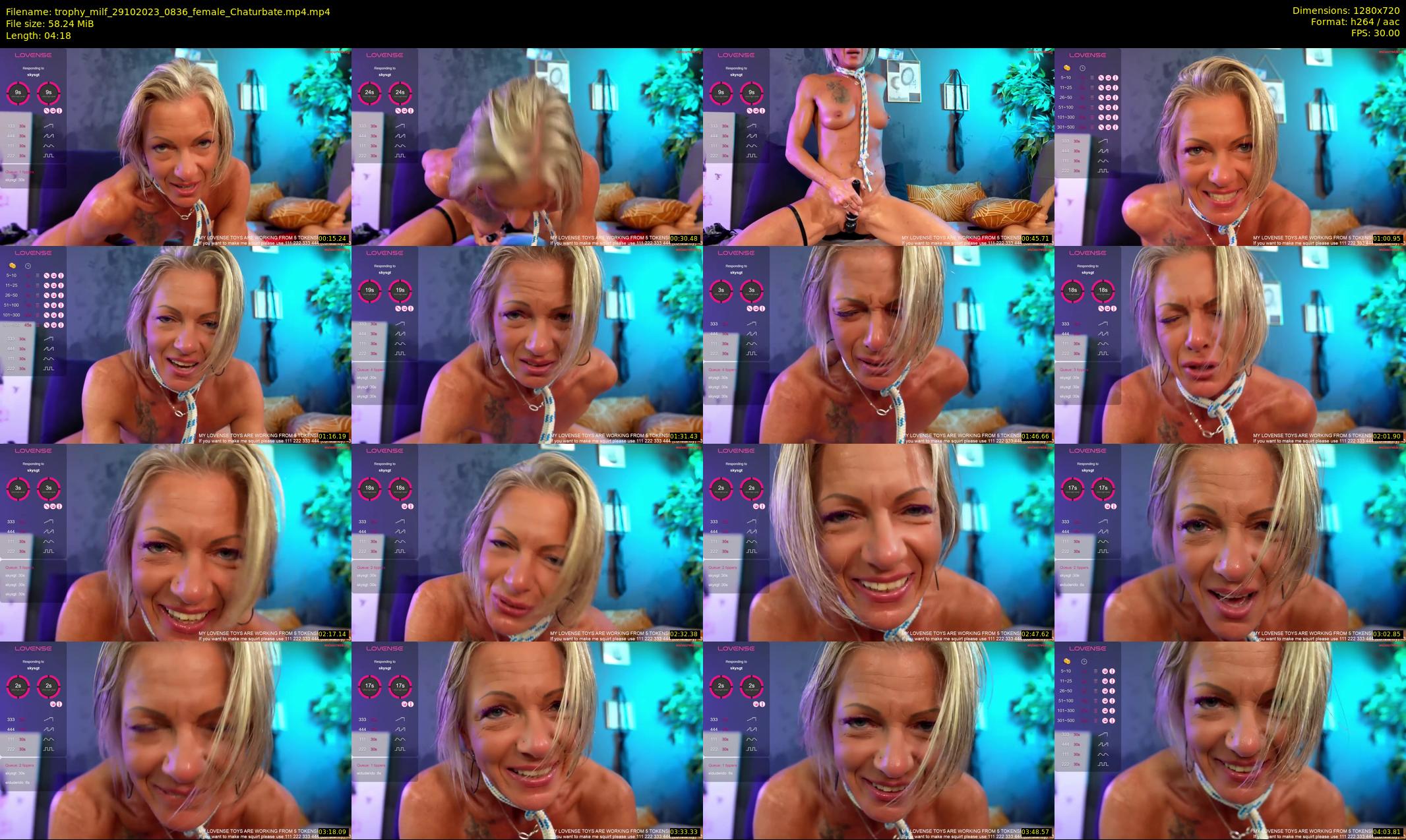 trophy_milf — 5 minute Chaturbate female cam show recording, 720p, Oct 29, 2023