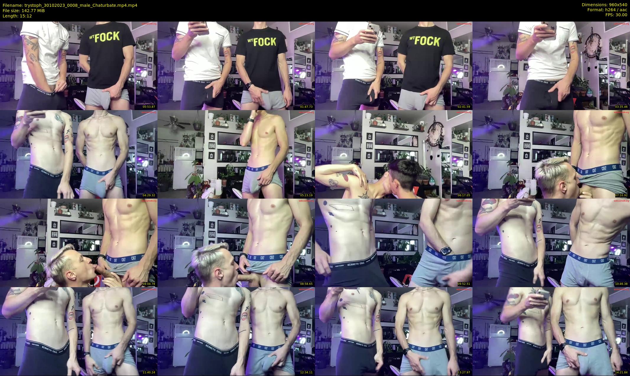 trystoph — 16 minute Chaturbate male cam show recording, 480p, Oct 30, 2023