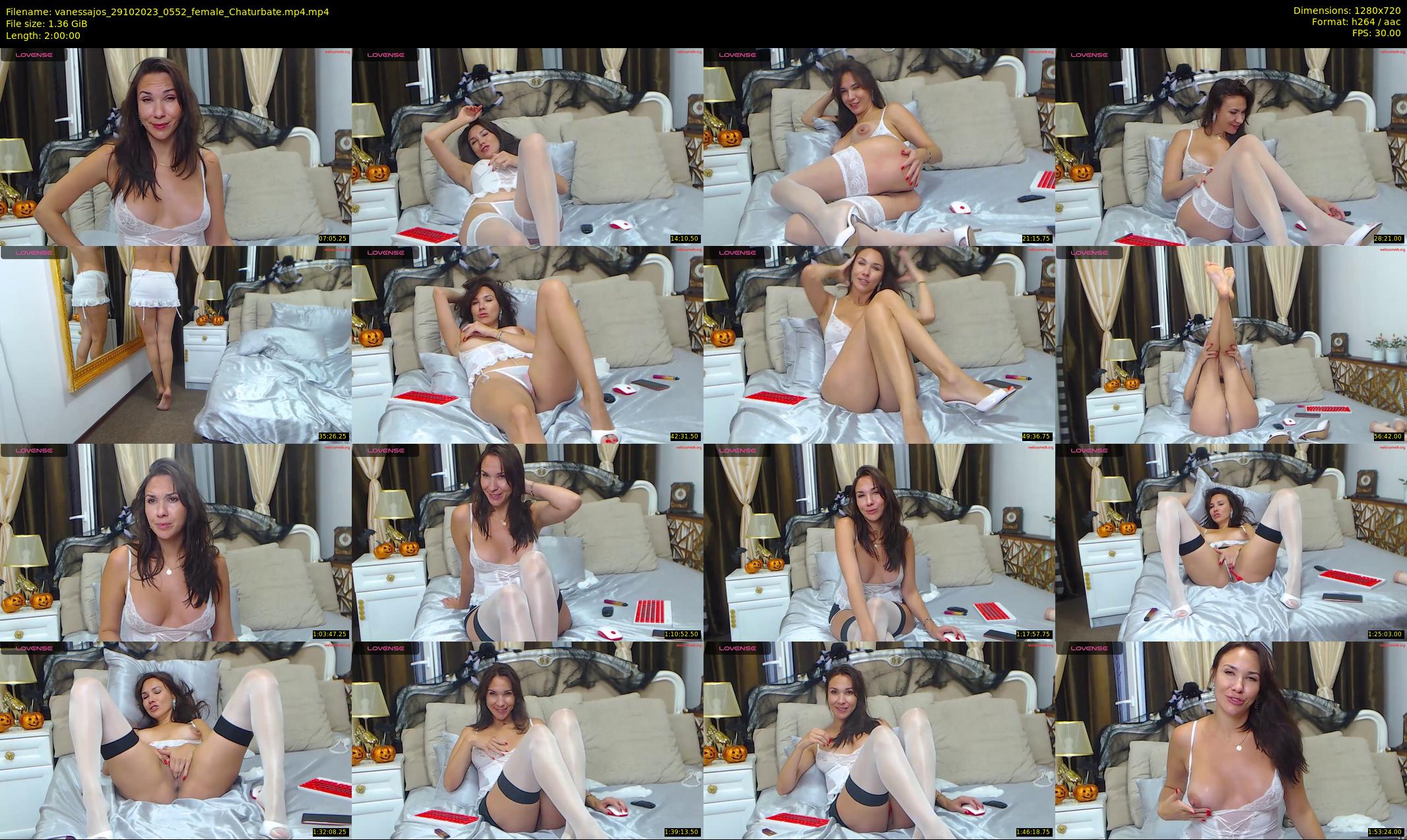 vanessajos — 120 minute Chaturbate female cam show recording, 720p, Oct 29, 2023