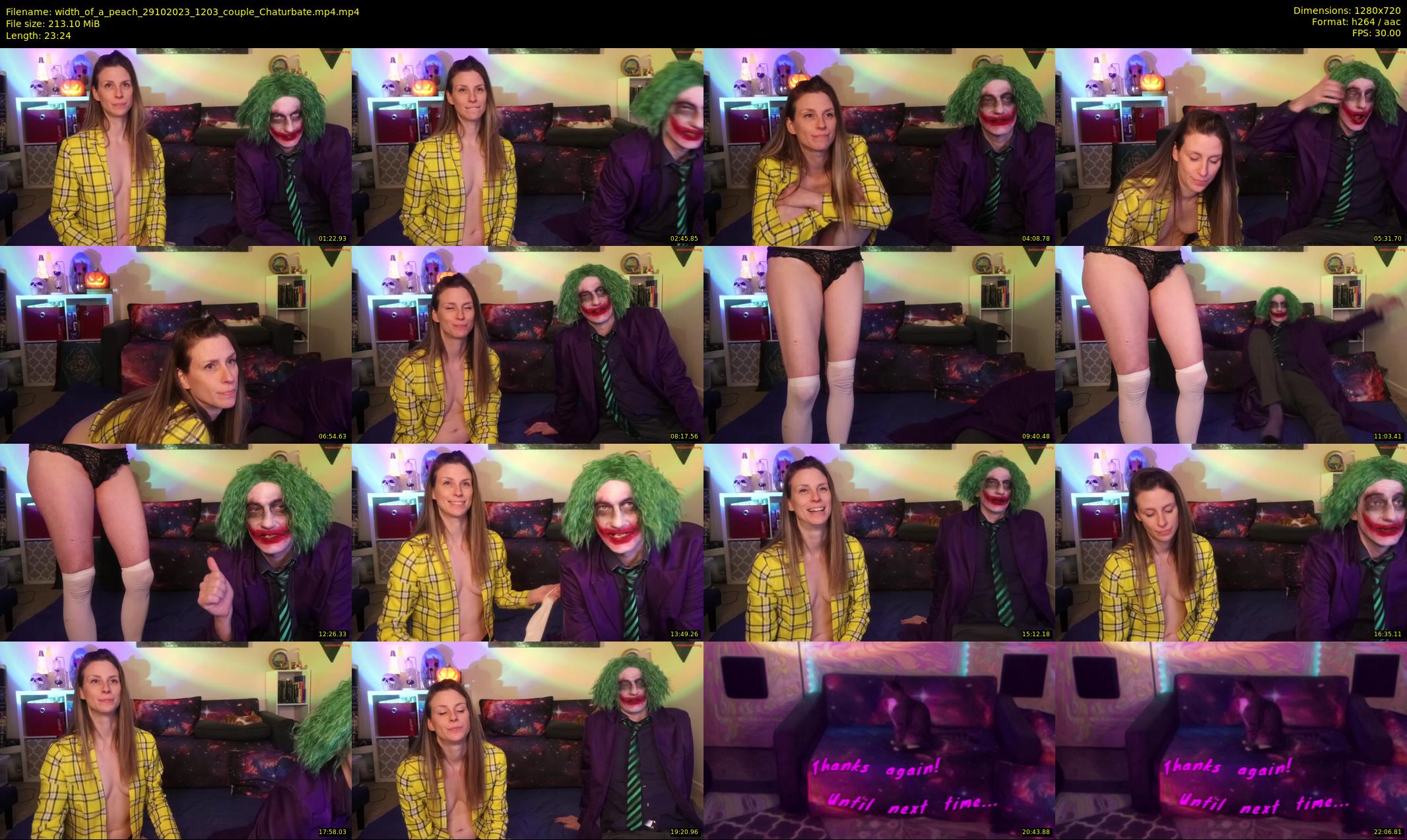 width_of_a_peach — 24 minute Chaturbate couple cam show recording, 720p, Oct 29, 2023
