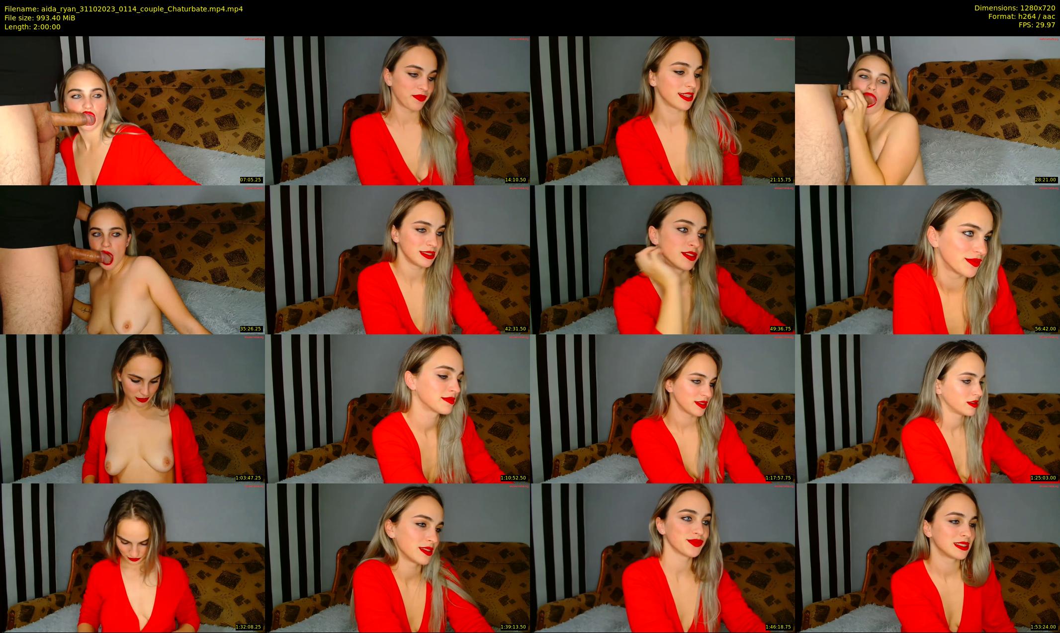 aida_ryan — 120 minute Chaturbate couple cam show recording, 720p, Oct 31, 2023