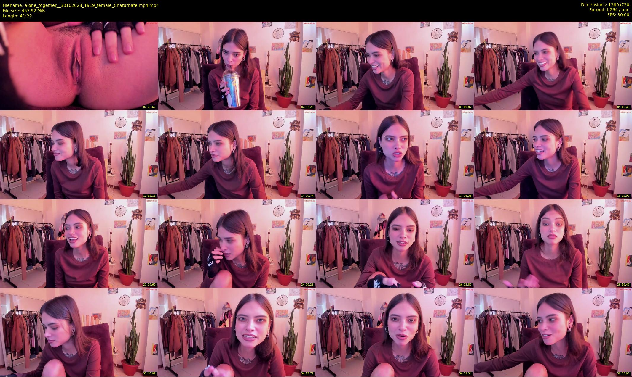 alone_together_ — 42 minute Chaturbate female cam show recording, 720p, Oct 30, 2023