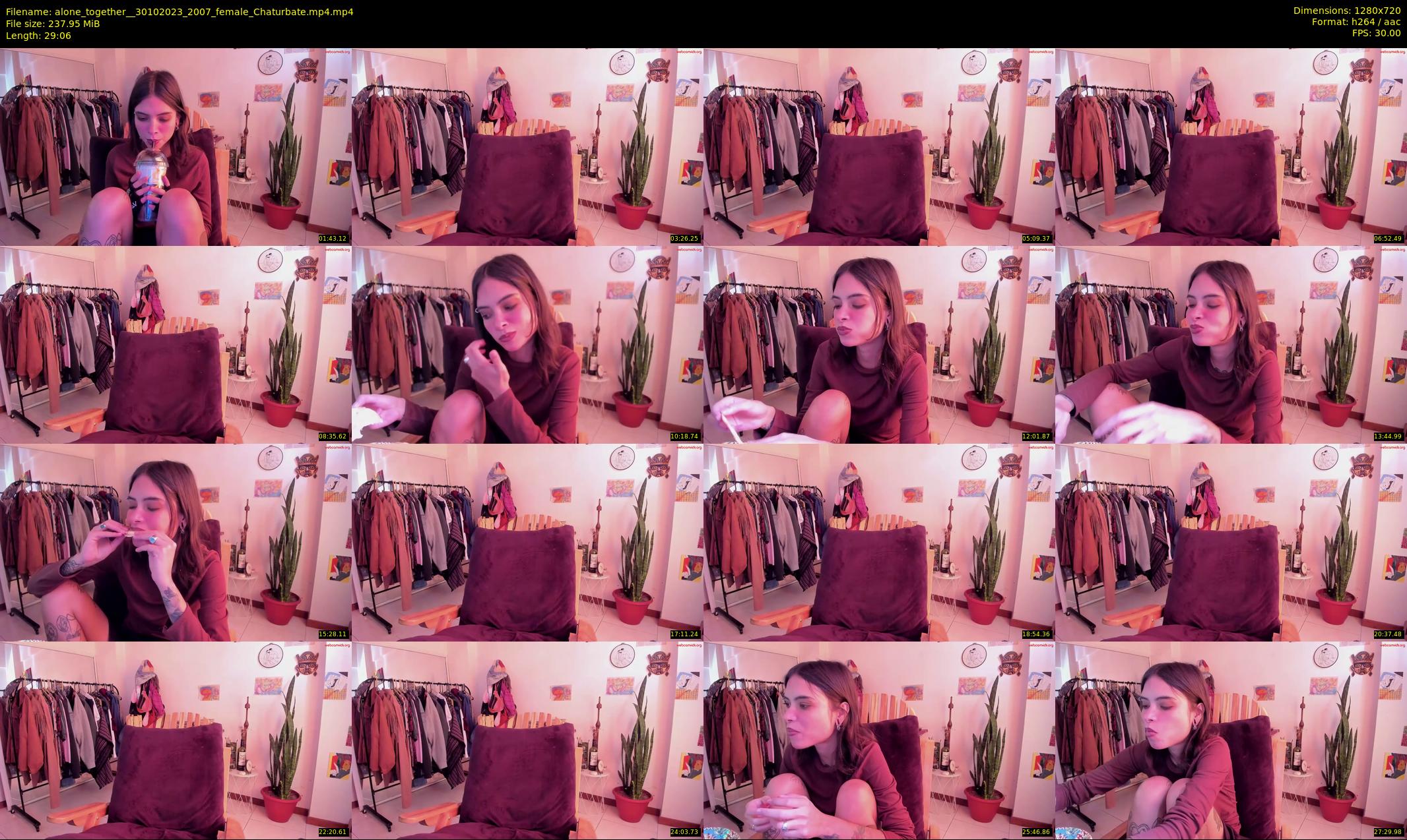 alone_together_ — 30 minute Chaturbate female cam show recording, 720p, Oct 30, 2023