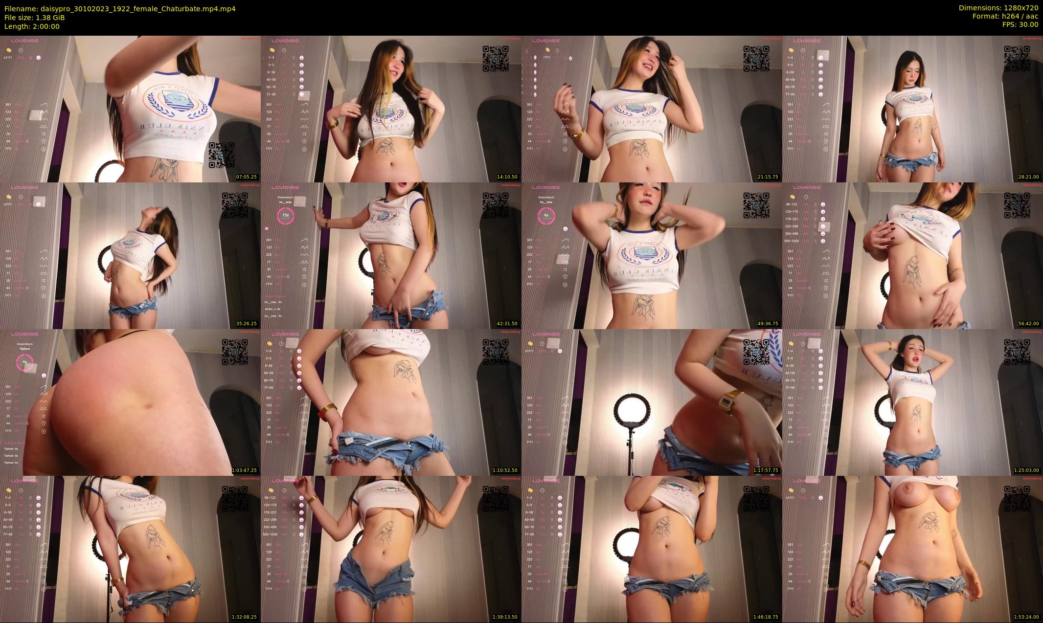 daisypro — 120 minute Chaturbate couple cam show recording, 720p, Oct 30, 2023