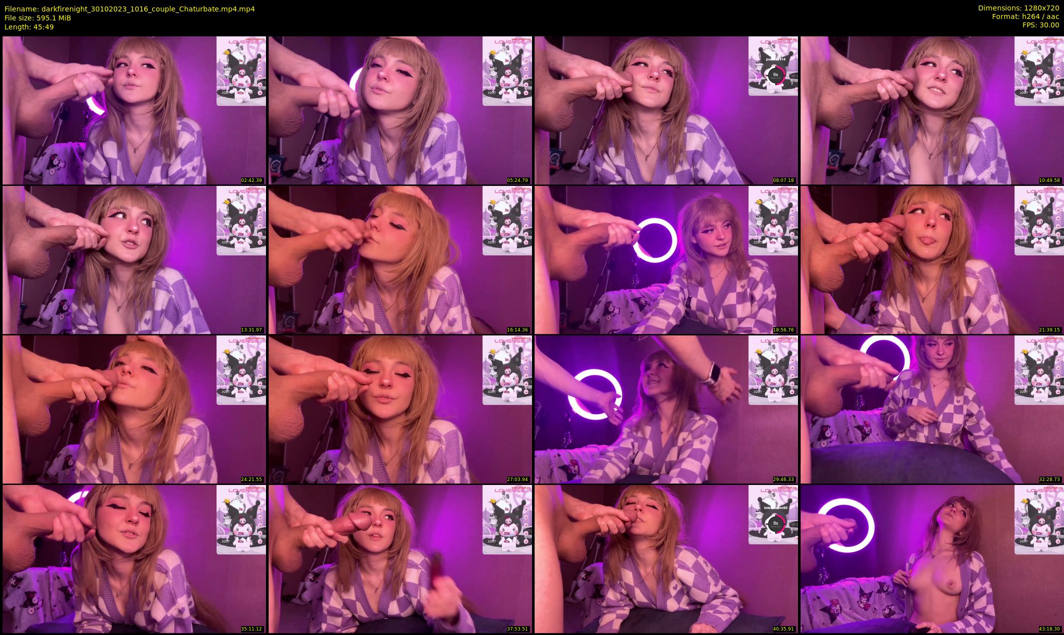 darkfirenight — 46 minute Chaturbate couple cam show recording, 720p, Oct 30, 2023