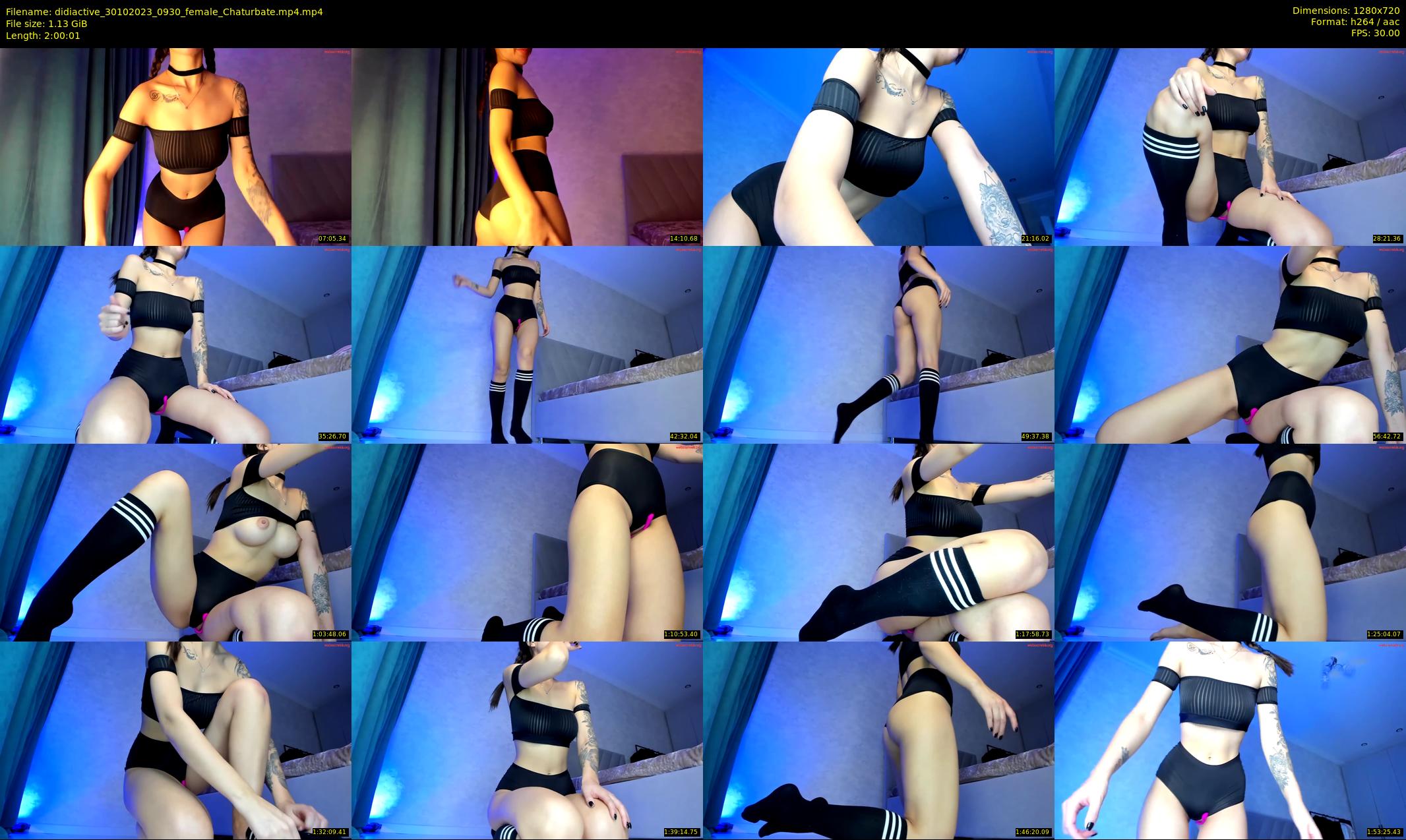 didiactive — 121 minute Chaturbate female cam show recording, 720p, Oct 30, 2023