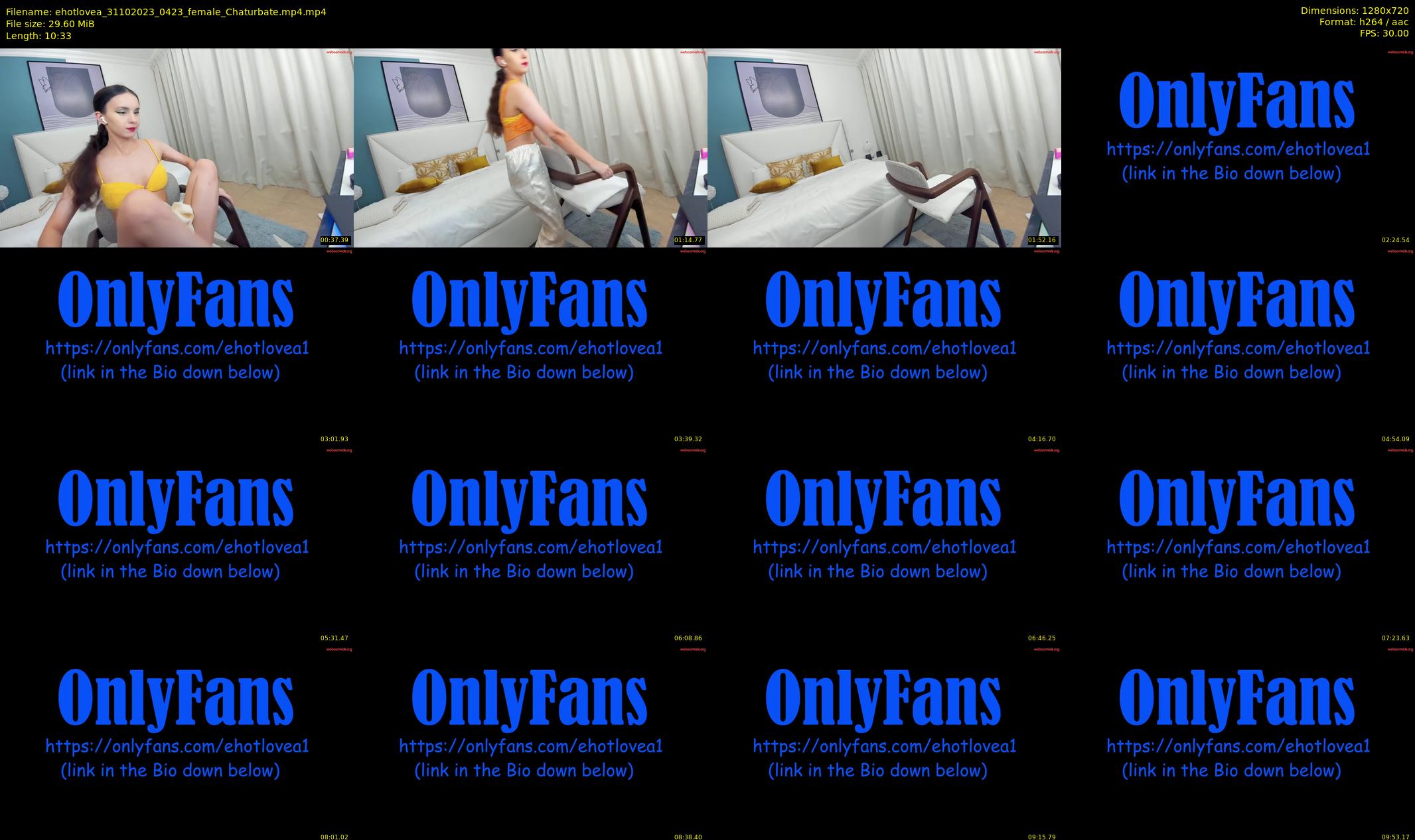 ehotlovea — 11 minute Chaturbate female cam show recording, 720p, Oct 31, 2023