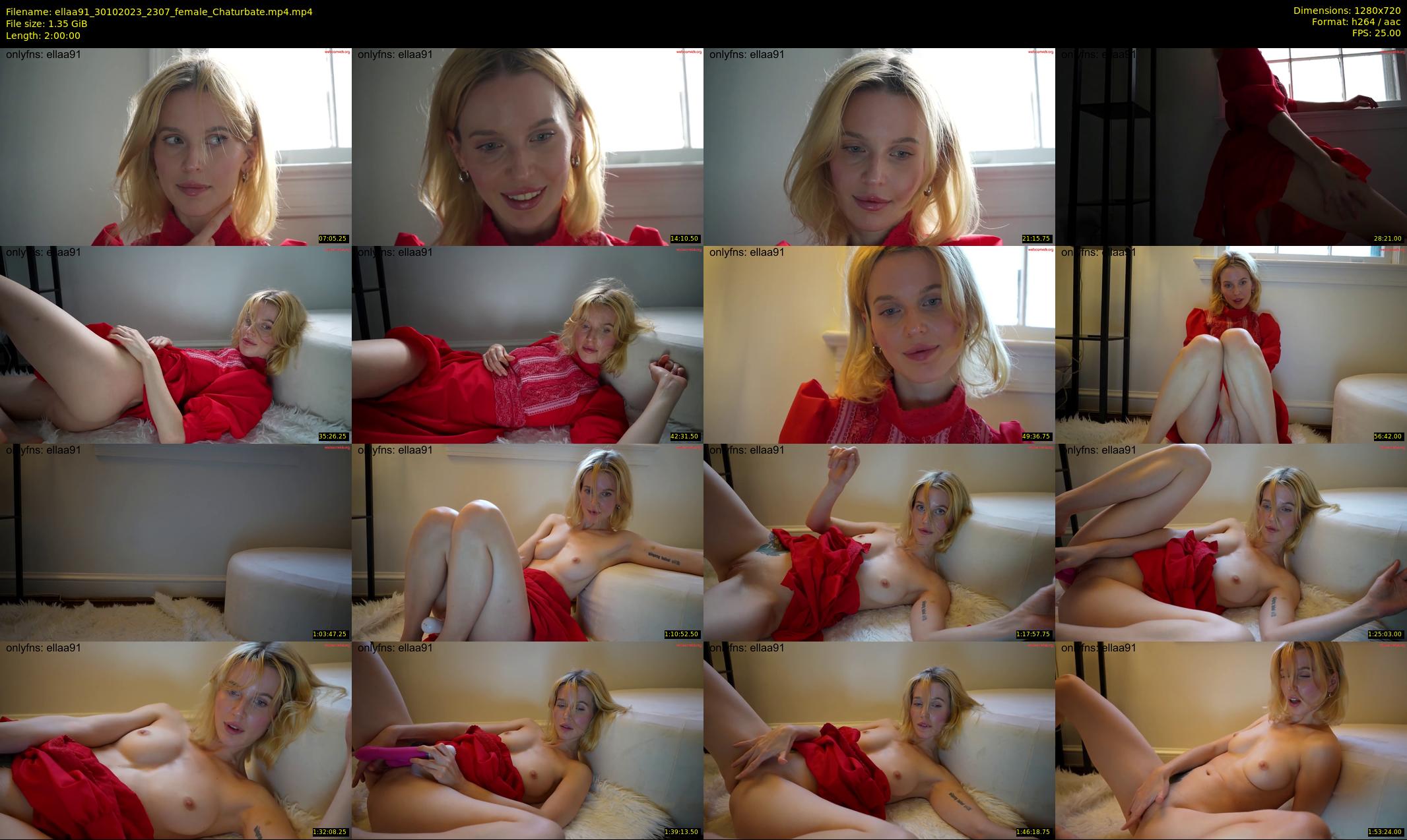 ellaa91 — 120 minute Chaturbate female cam show recording, 720p, Oct 30, 2023