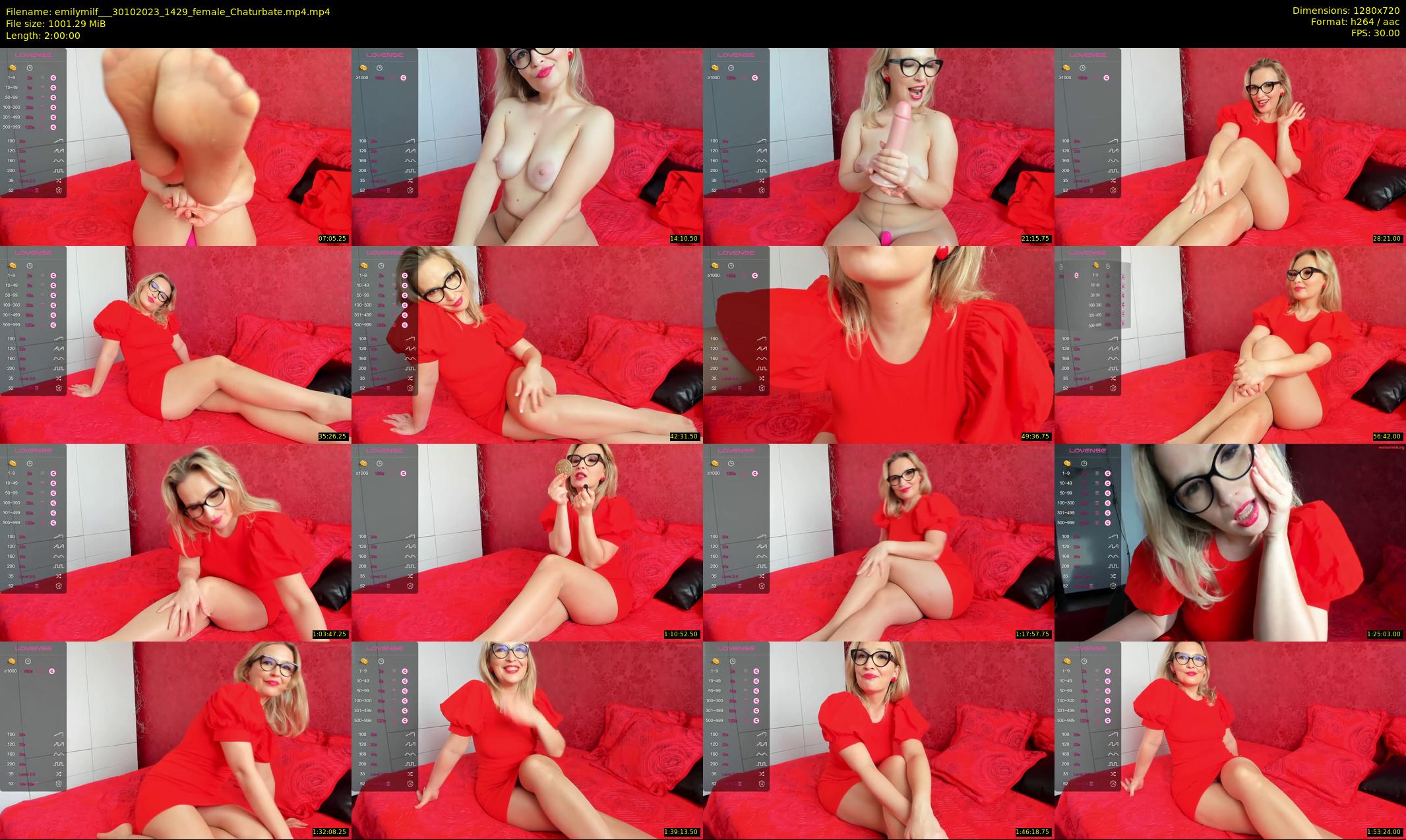 emilymilf__ — 120 minute Chaturbate female cam show recording, 720p, Oct 30, 2023