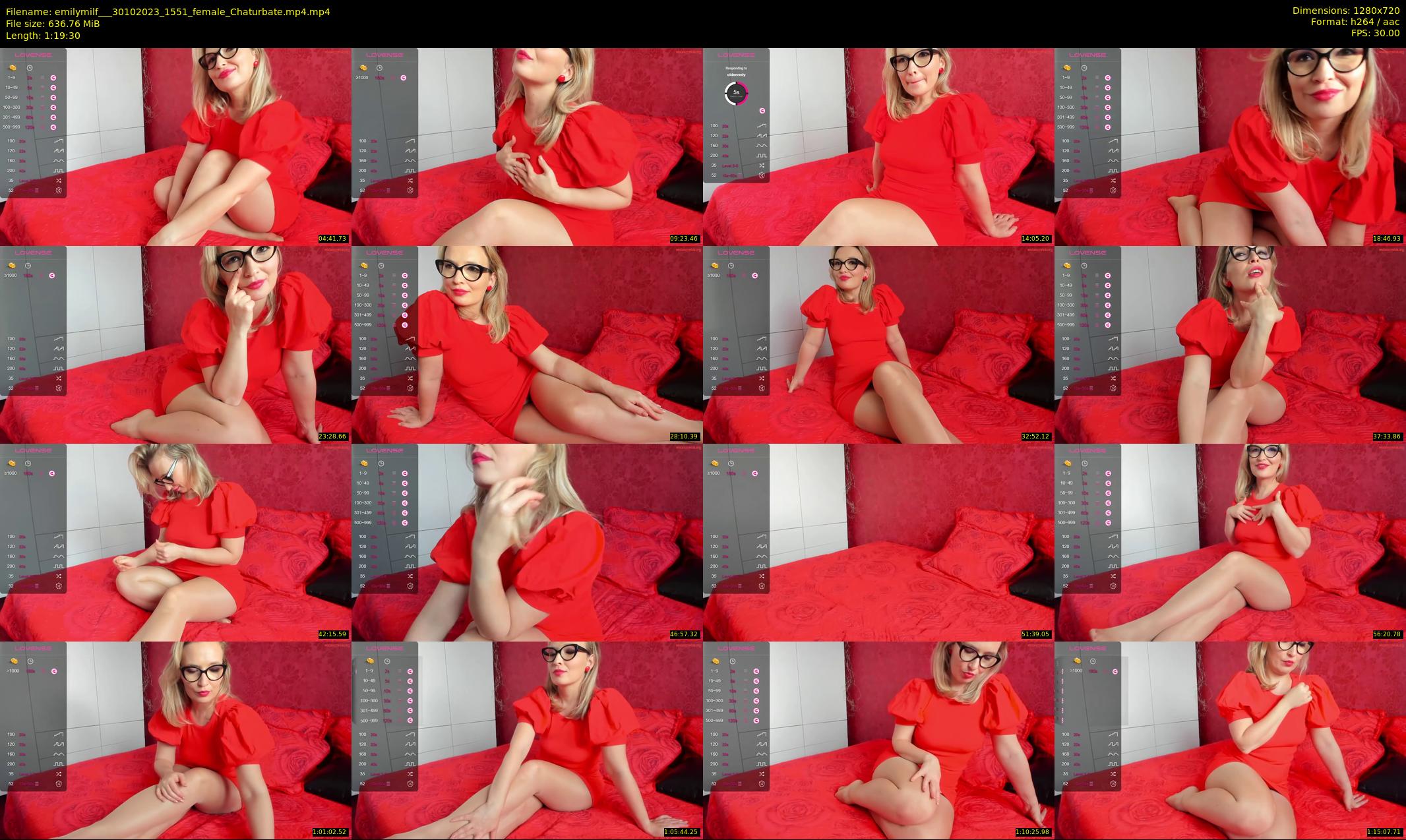 emilymilf__ — 80 minute Chaturbate female cam show recording, 720p, Oct 30, 2023