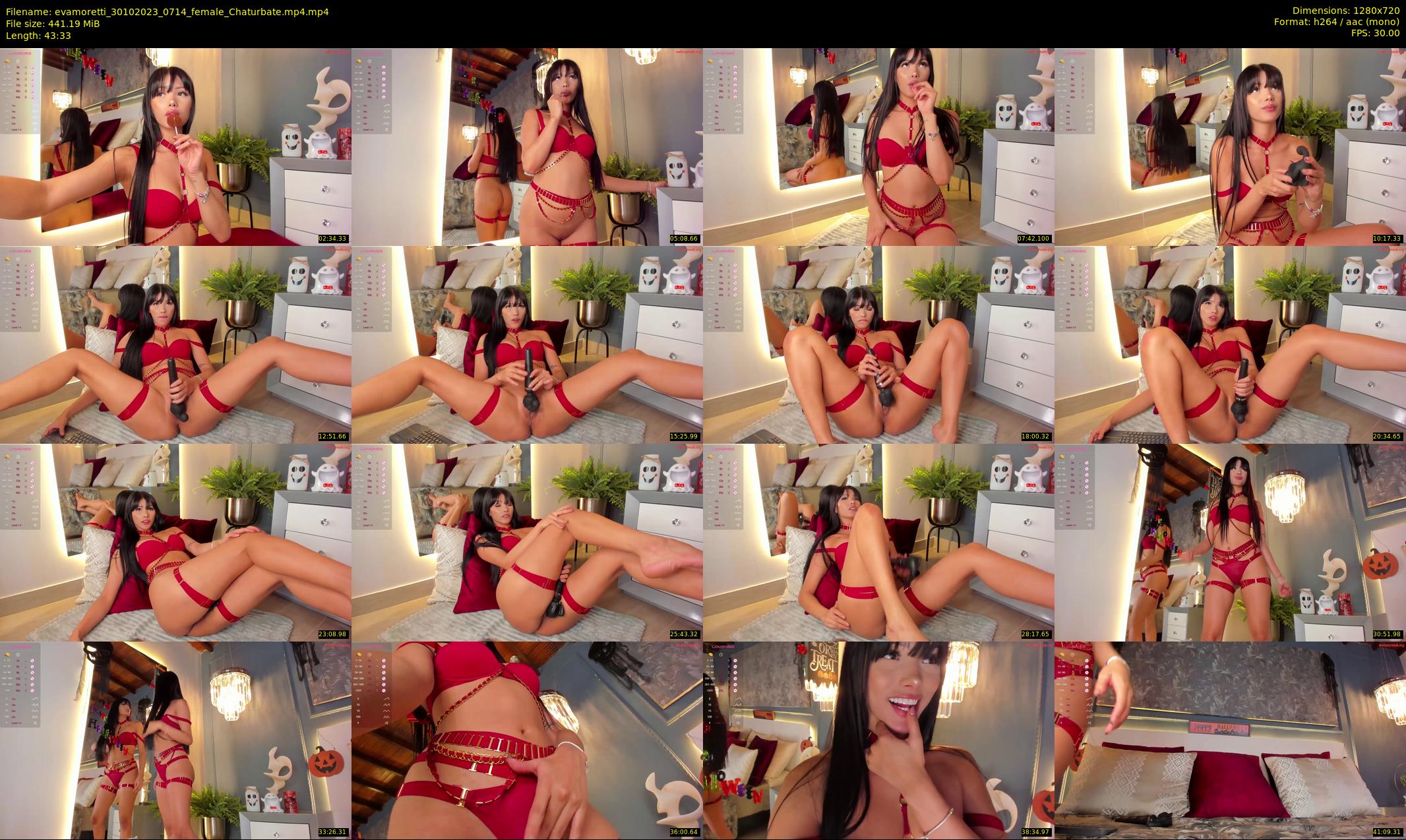 evamoretti — 44 minute Chaturbate female cam show recording, 720p, Oct 30, 2023