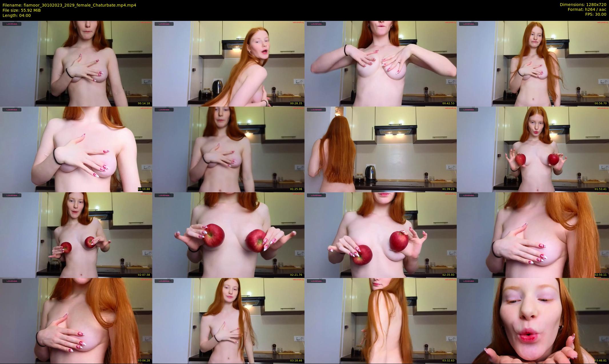 fiamoor — 4 minute Chaturbate female cam show recording, 720p, Oct 30, 2023