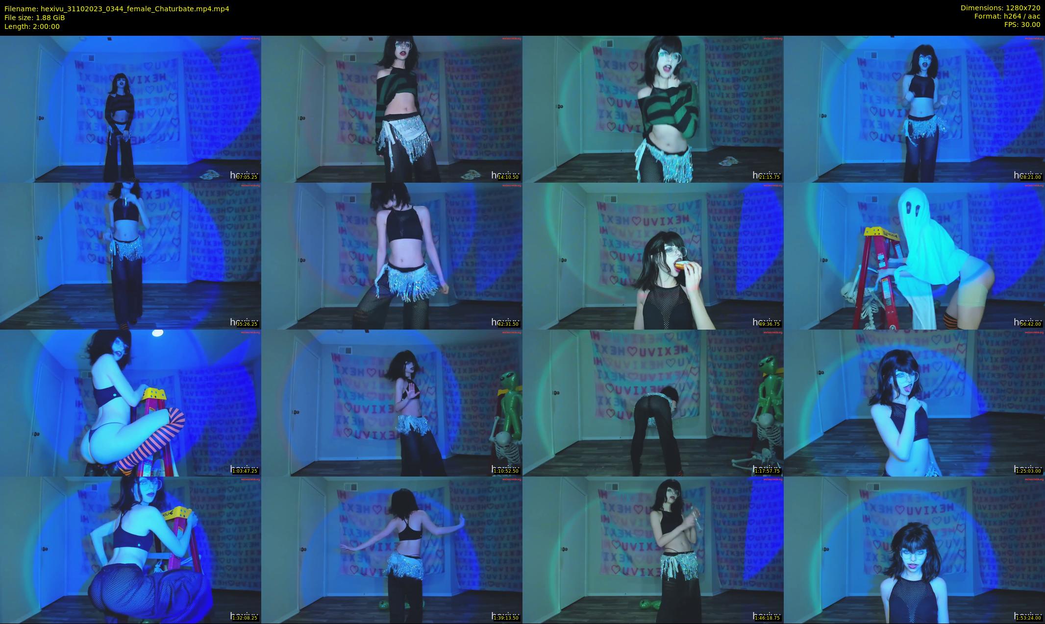 hexivu — 120 minute Chaturbate female cam show recording, 720p, Oct 31, 2023