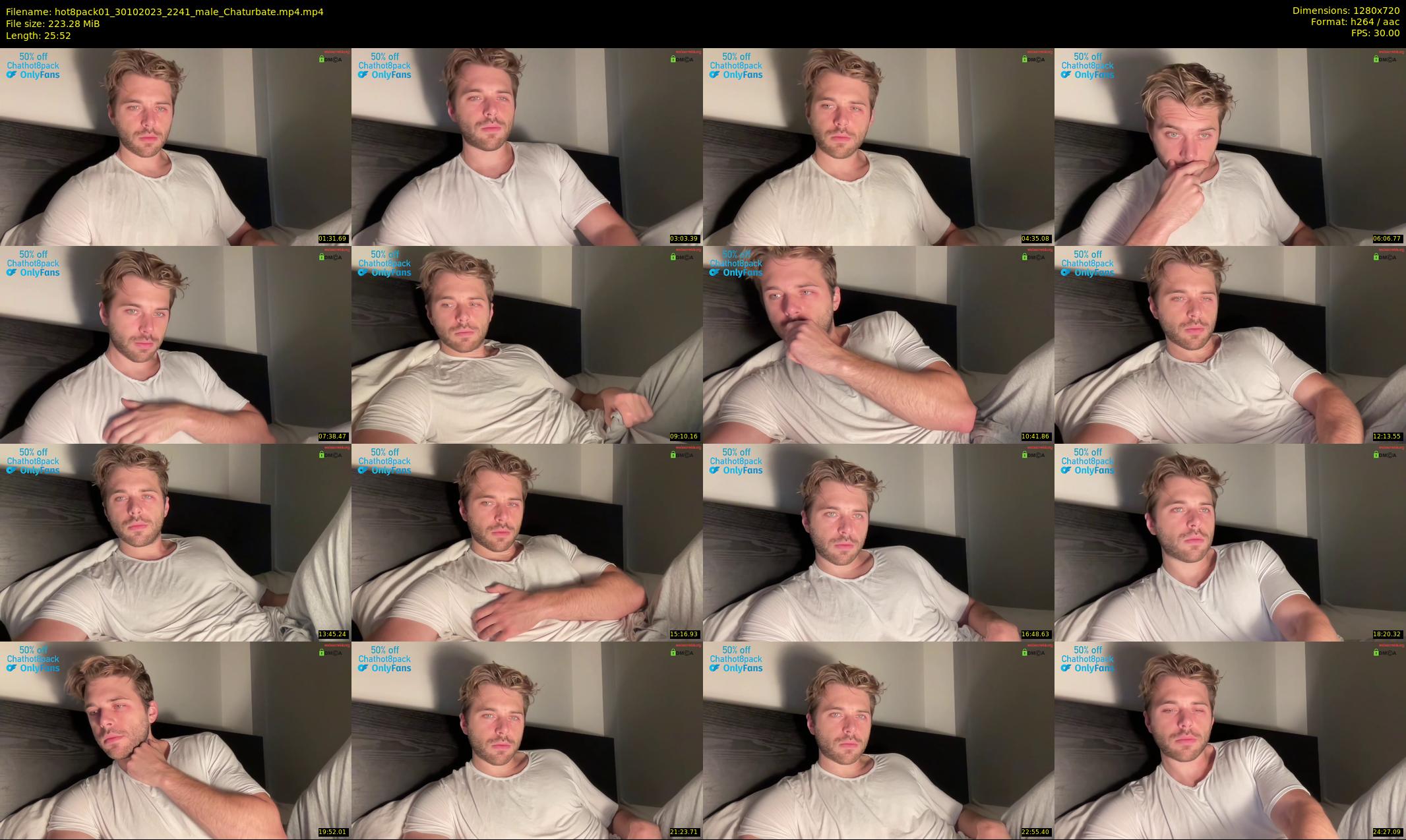hot8pack01 — 26 minute Chaturbate male cam show recording, 720p, Oct 30, 2023