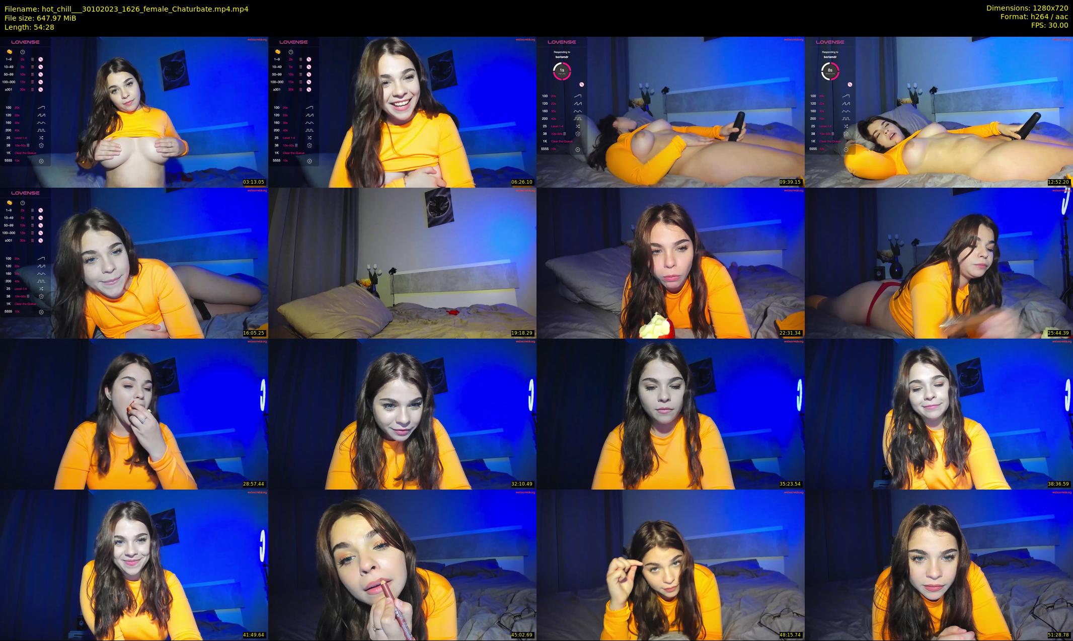 hot_chill__ — 55 minute Chaturbate female cam show recording, 720p, Oct 30, 2023