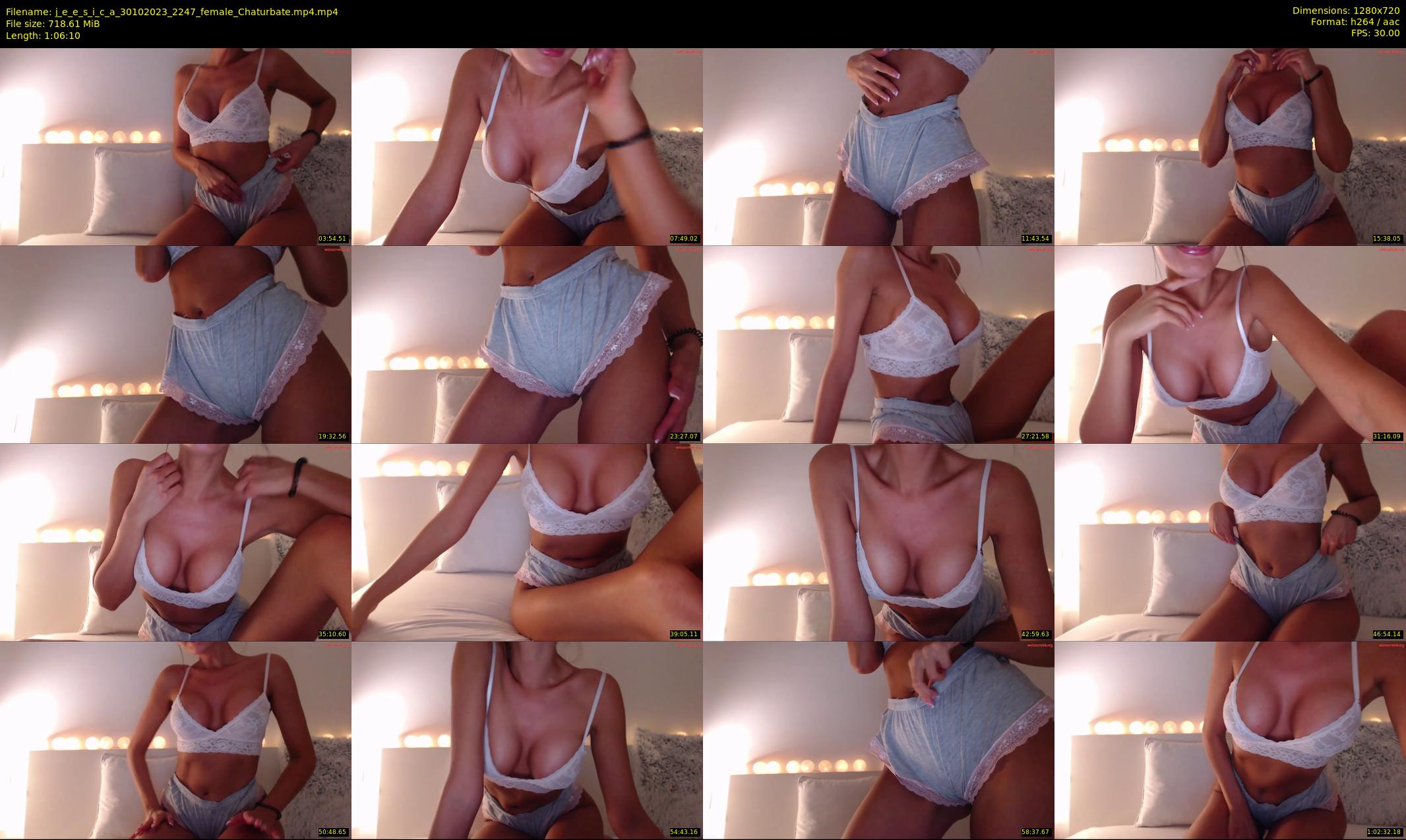 j_e_e_s_i_c_a — 67 minute Chaturbate female cam show recording, 720p, Oct 30, 2023