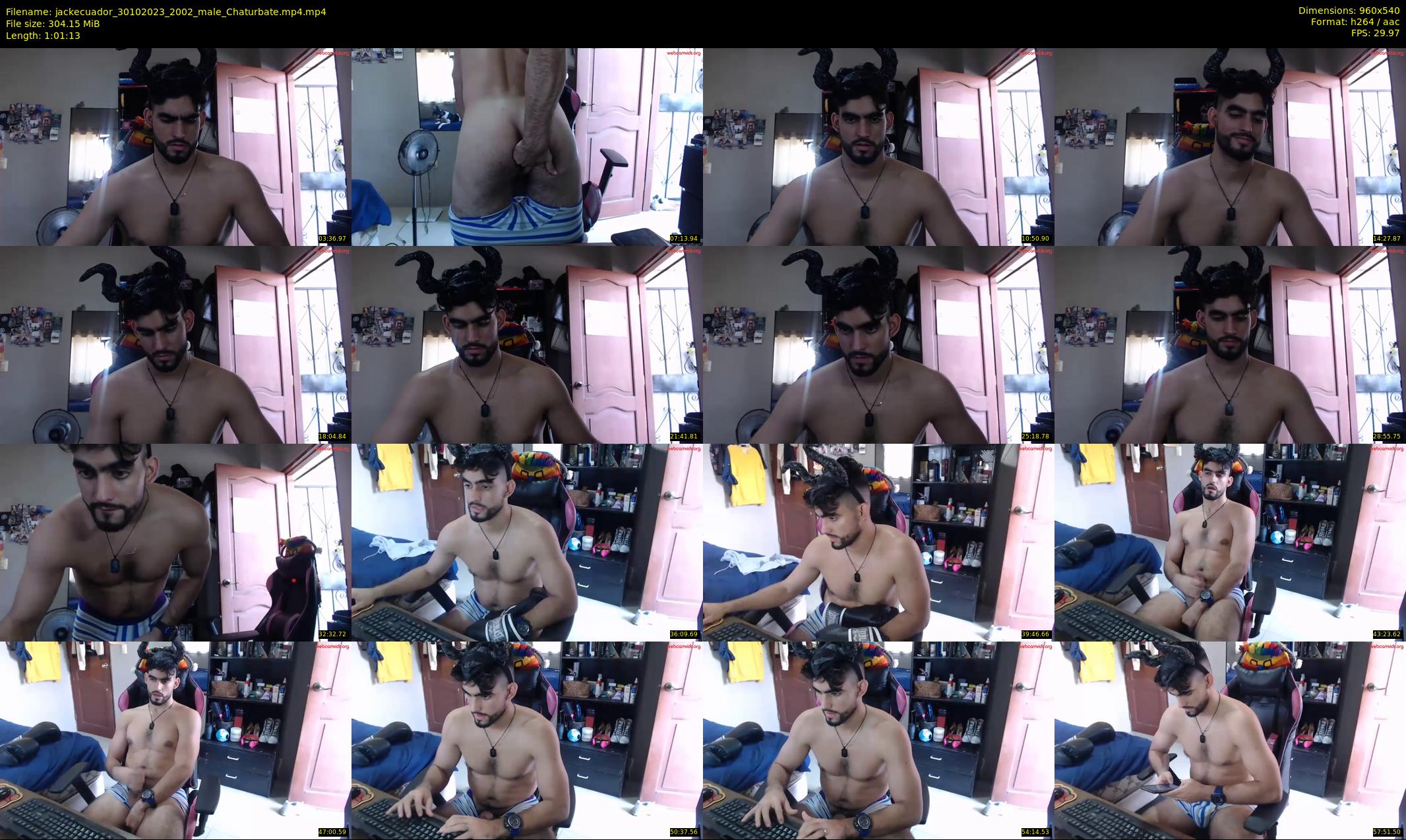 jackecuador — 62 minute Chaturbate male cam show recording, 480p, Oct 30, 2023