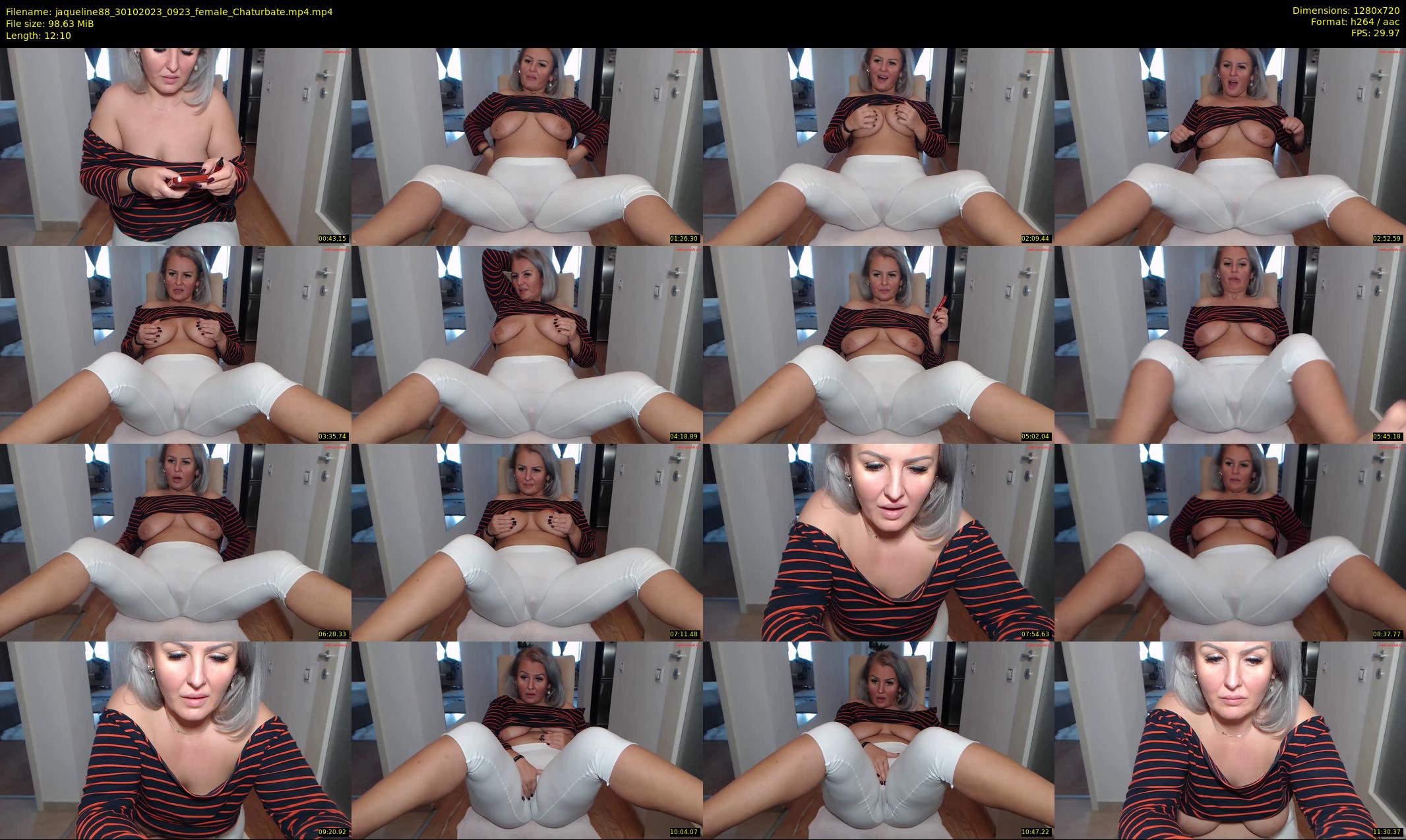 jaqueline88 — 13 minute Chaturbate female cam show recording, 720p, Oct 30, 2023