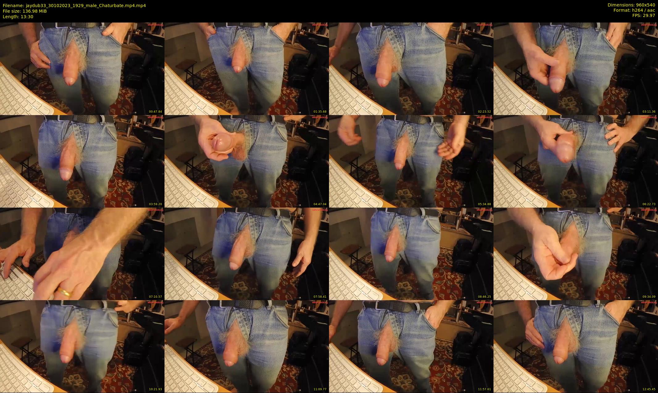 jaydub33 — 14 minute Chaturbate male cam show recording, 480p, Oct 30, 2023