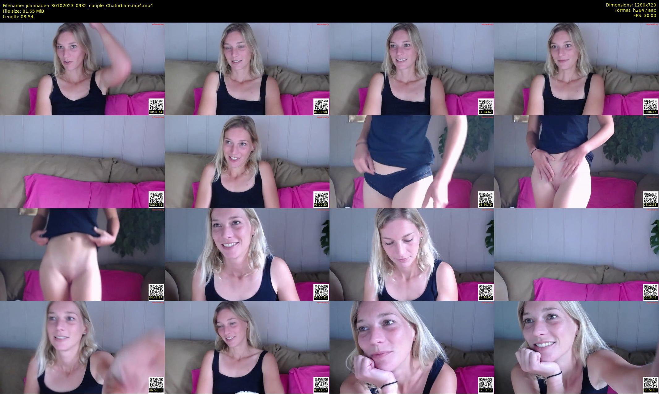 joannadea — 9 minute Chaturbate female cam show recording, 720p, Oct 30, 2023
