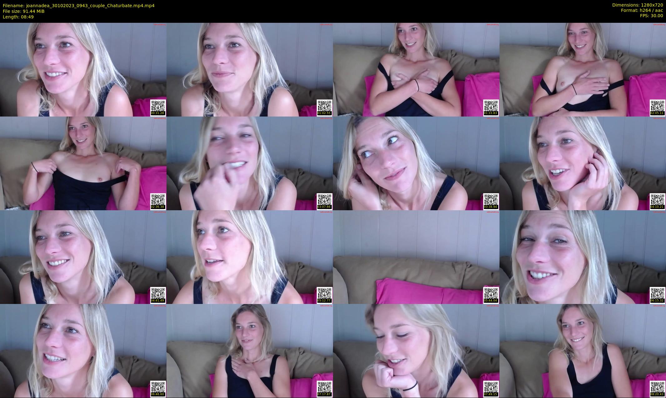joannadea — 9 minute Chaturbate female cam show recording, 720p, Oct 30, 2023